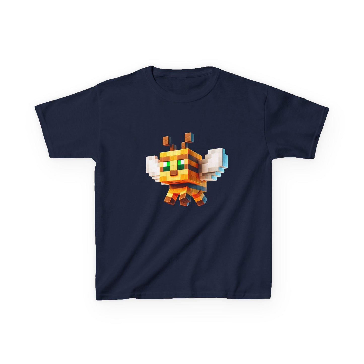 Minecraft Bee Inspired Kids Tee, Minecraft Bee Shirt, Fun Kids Tee, Gaming Apparel, Birthday Gift for Boys and Girls, Back to School Apparel