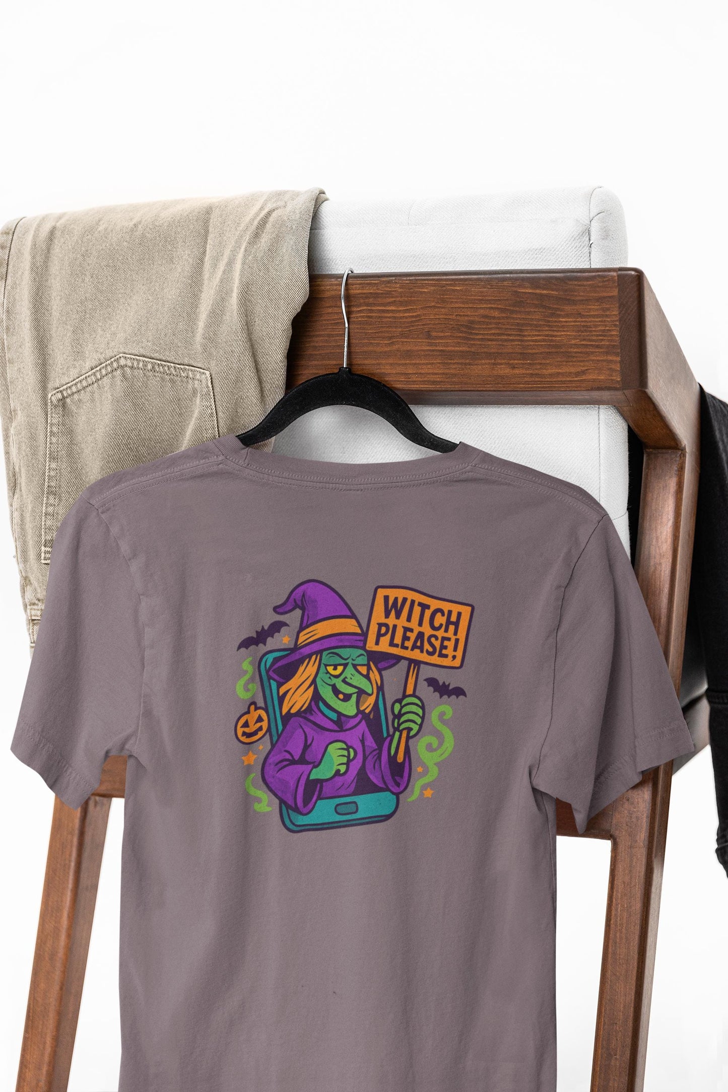 Halloween Witch Youth Tee, Spooky Trick or Treat, Kids Halloween Apparel, Witch Please Graphic Tee, Back to School Apparel for Boys & Girls