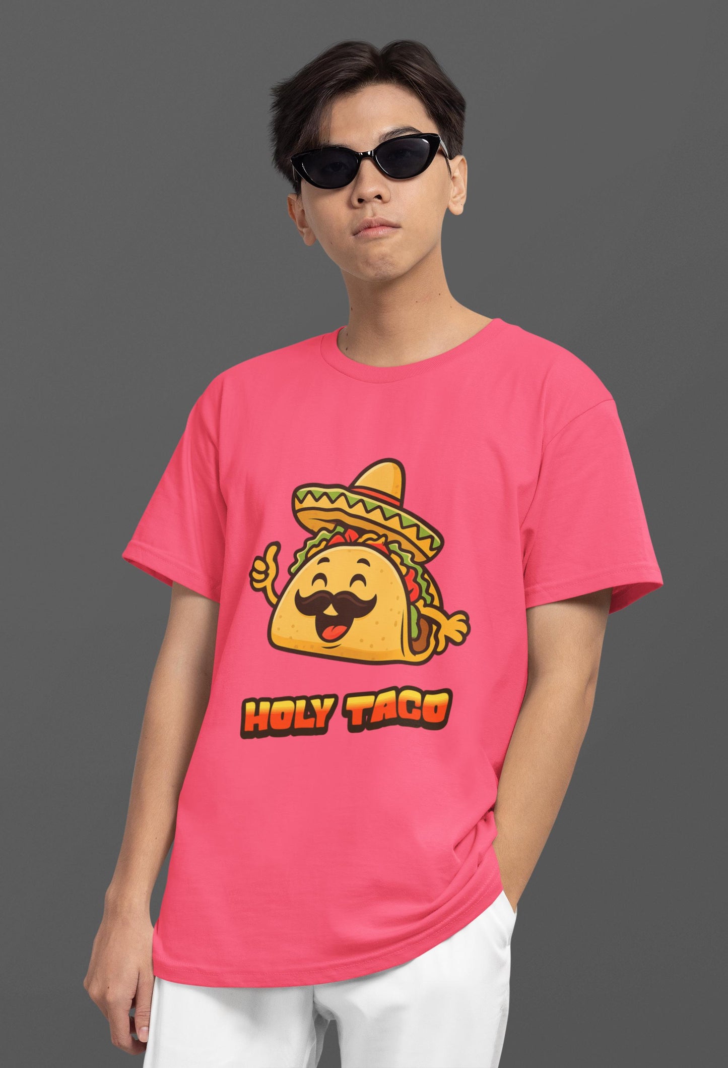 Fun Kids Taco T-Shirt - Holy Taco Design, Cute Kid's Shirt, Taco Lover Gift, Taco Tuesday Apparel, Kids Graphic Tee Back to School Apparel
