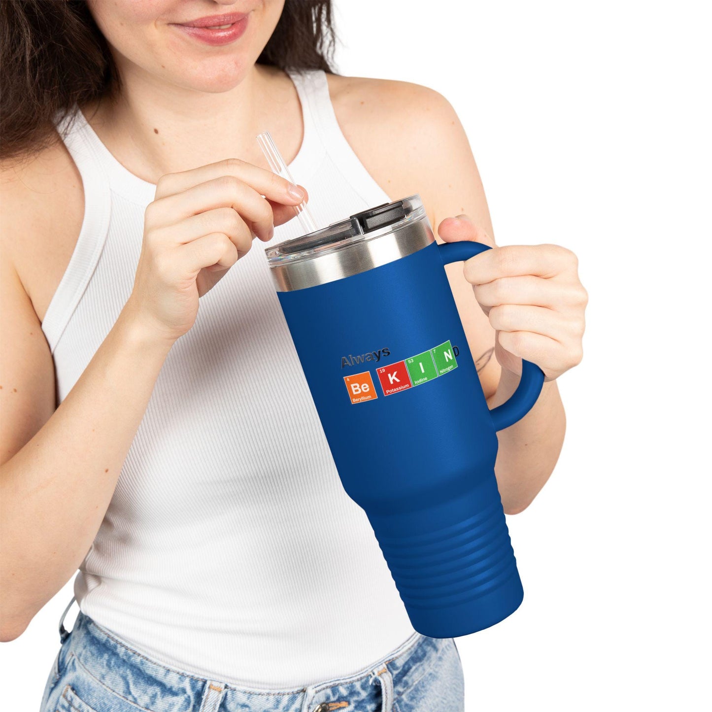 Always Be Kind Insulated Travel Mug, 40oz Insulated Tumbler, Perfect Gift for Coffee Lovers, Travel, Office, Back to School Refreshment