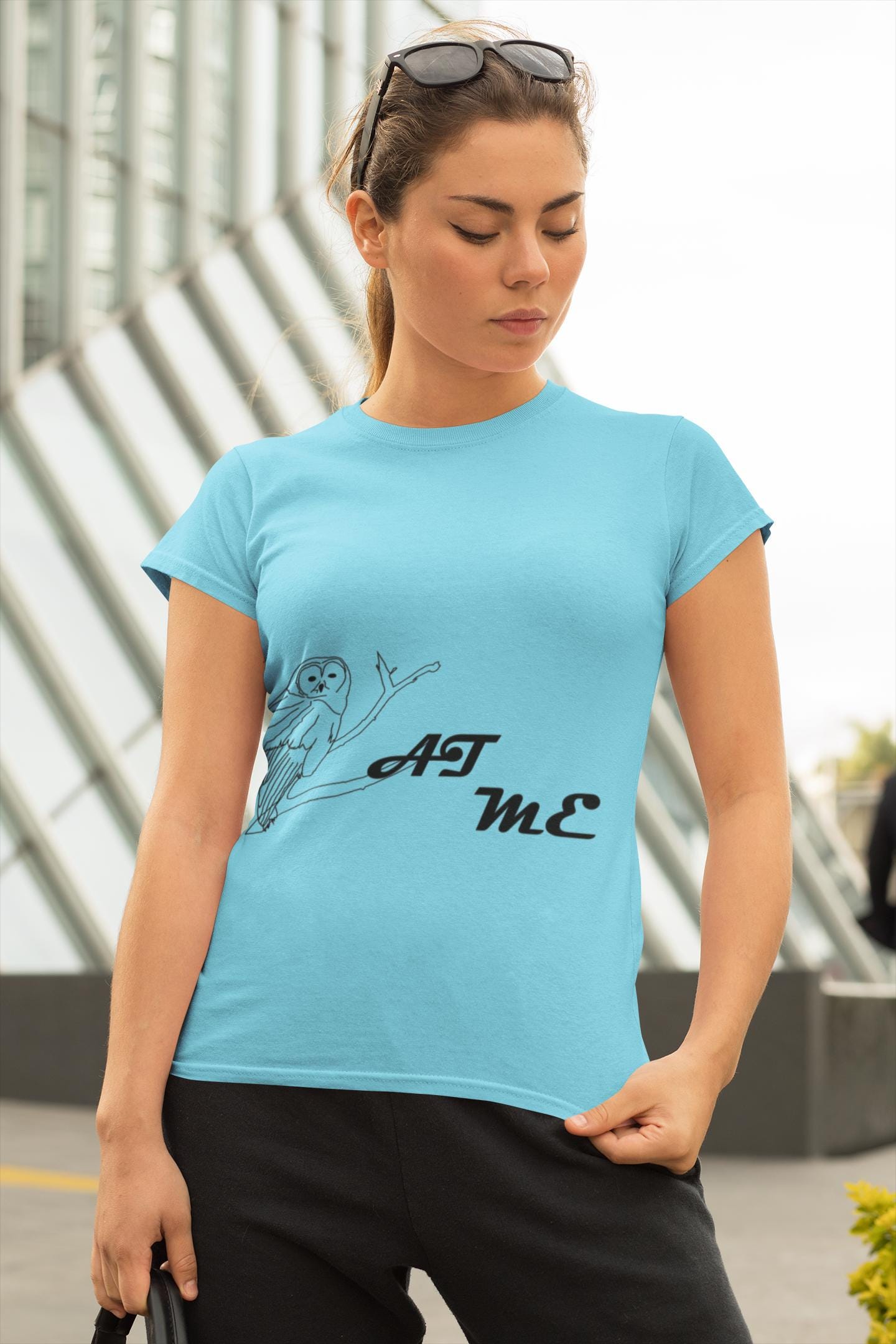Funny Awl at me Unisex Tee, Humorous Tee, Graphic Tee, Fun Tee, Sarcastic Tee, Cute Tee