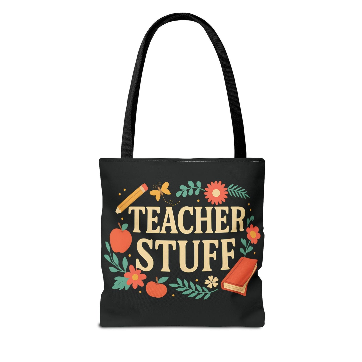 Teacher Stuff Tote Bag - Perfect Gift for Educators, Back to School, Classroom Essentials, Teacher Appreciation, Eco-Friendly Bag
