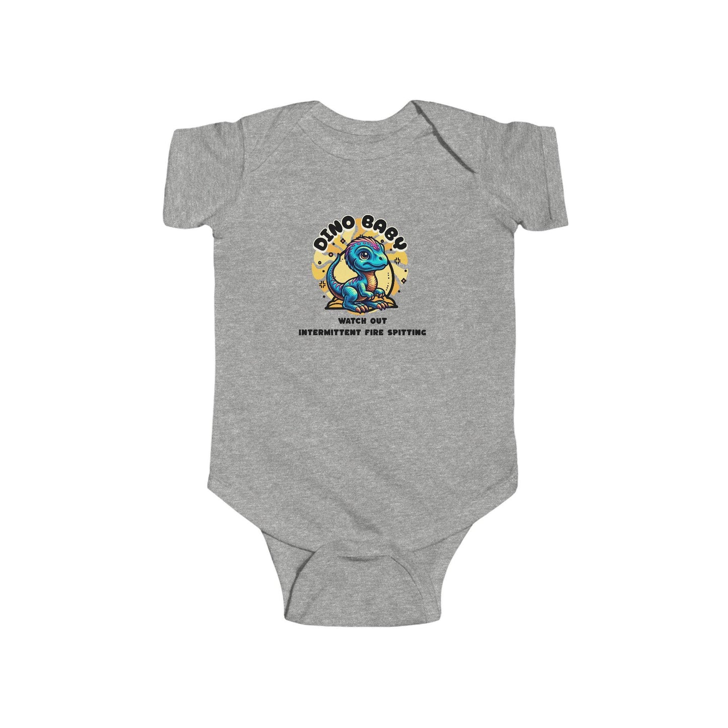 Baby Onesie - "Dino Baby" Baby Suit, Newborn Gift, Toddler Outfit, Baby Shower Gift, Baby Clothes, Spring Wear, Bodysuits for Newborn