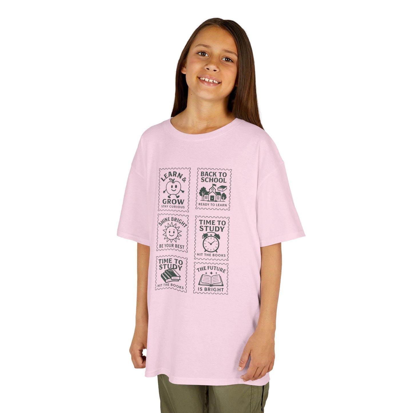 Youth Motivational Crewneck Sweatshirt, Back to School Gift, Study Motivation Apparel, Positive Quotes Sweatshirt, Comfortable Kids