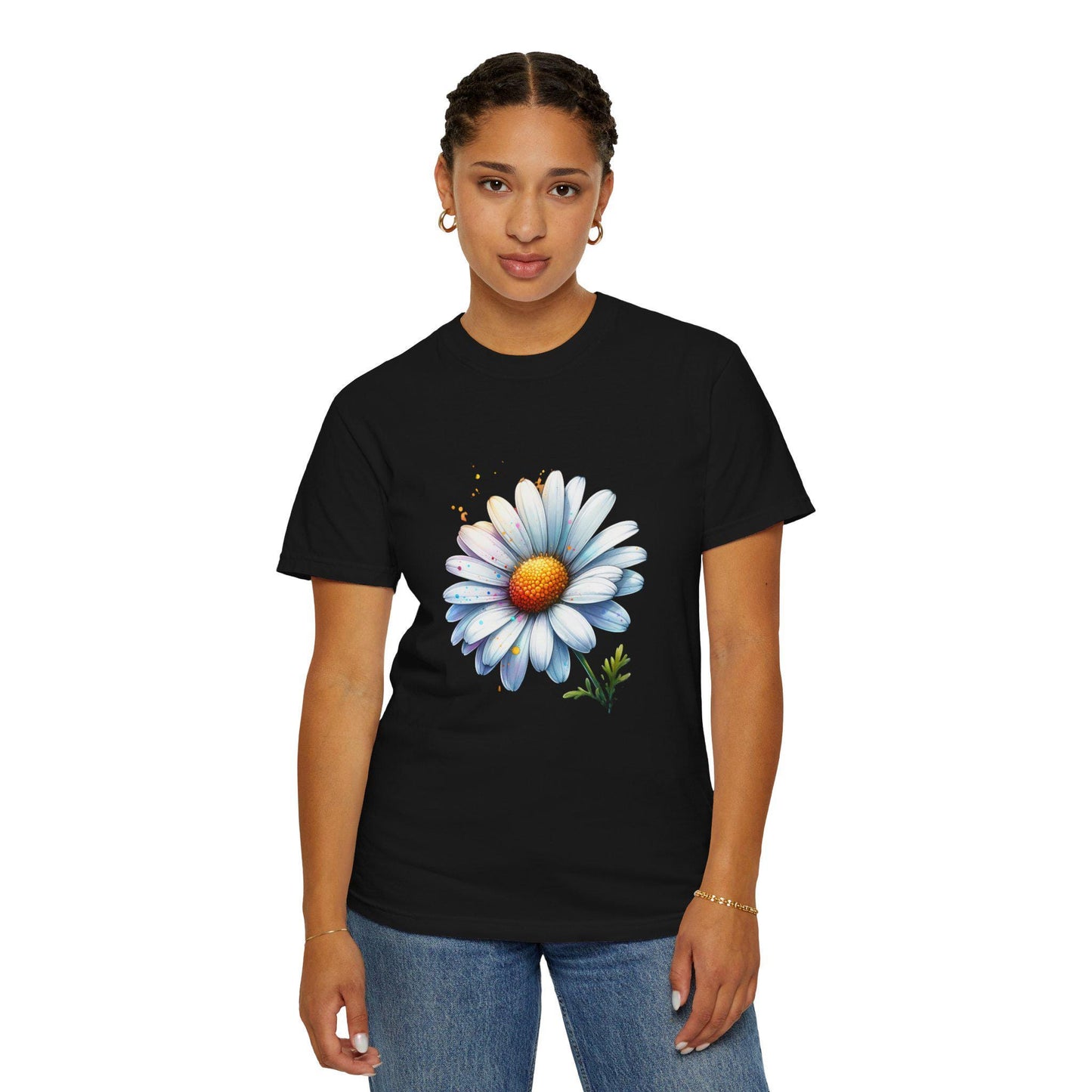 Summer Sunflower Floral Unisex T-Shirt, Cute Daisy Tee, Casual Summer Shirt, Perfect for Gifts, Spring Fashion Must-Have, Gardening Outfit