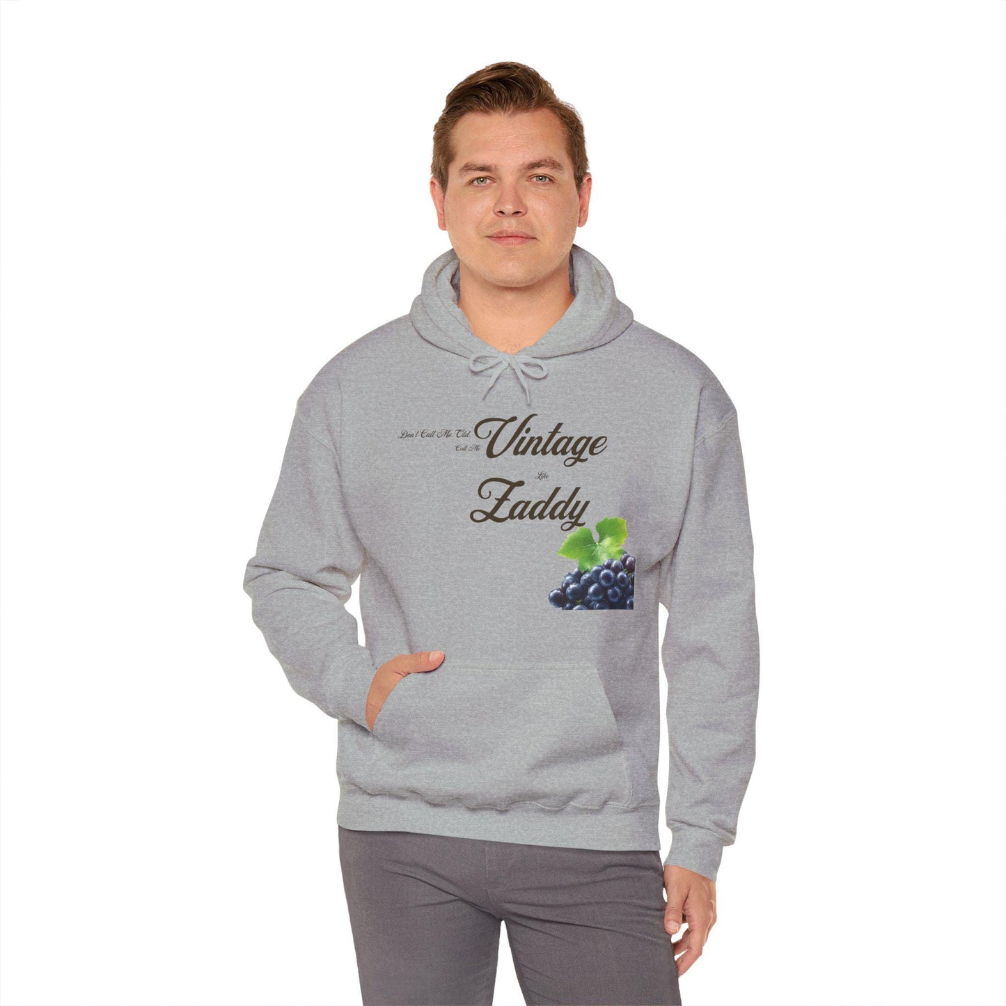 Vintage Zaddy Hooded Sweatshirt, Funny Sweatshirt, Unisex Hoodie, Gift for Him, Dad Gift, Casual Wear, Vintage Style