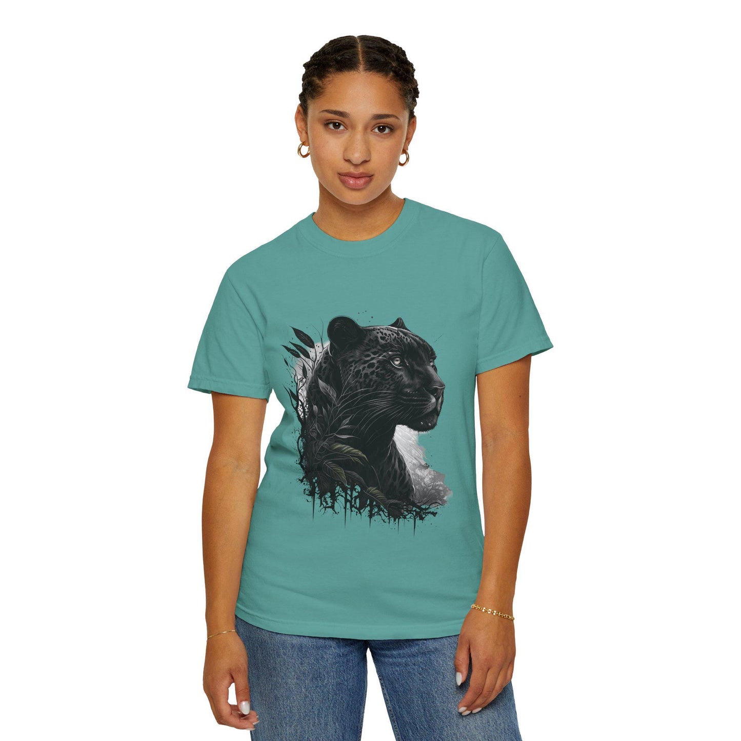 Cougar Vintage Shirt Tiger Graphic Tee, Wild Cat Shirt Retro Cougar, Animal Art Shirt, Eco-Friendly Fashion, Safari Cougar Casual Wear