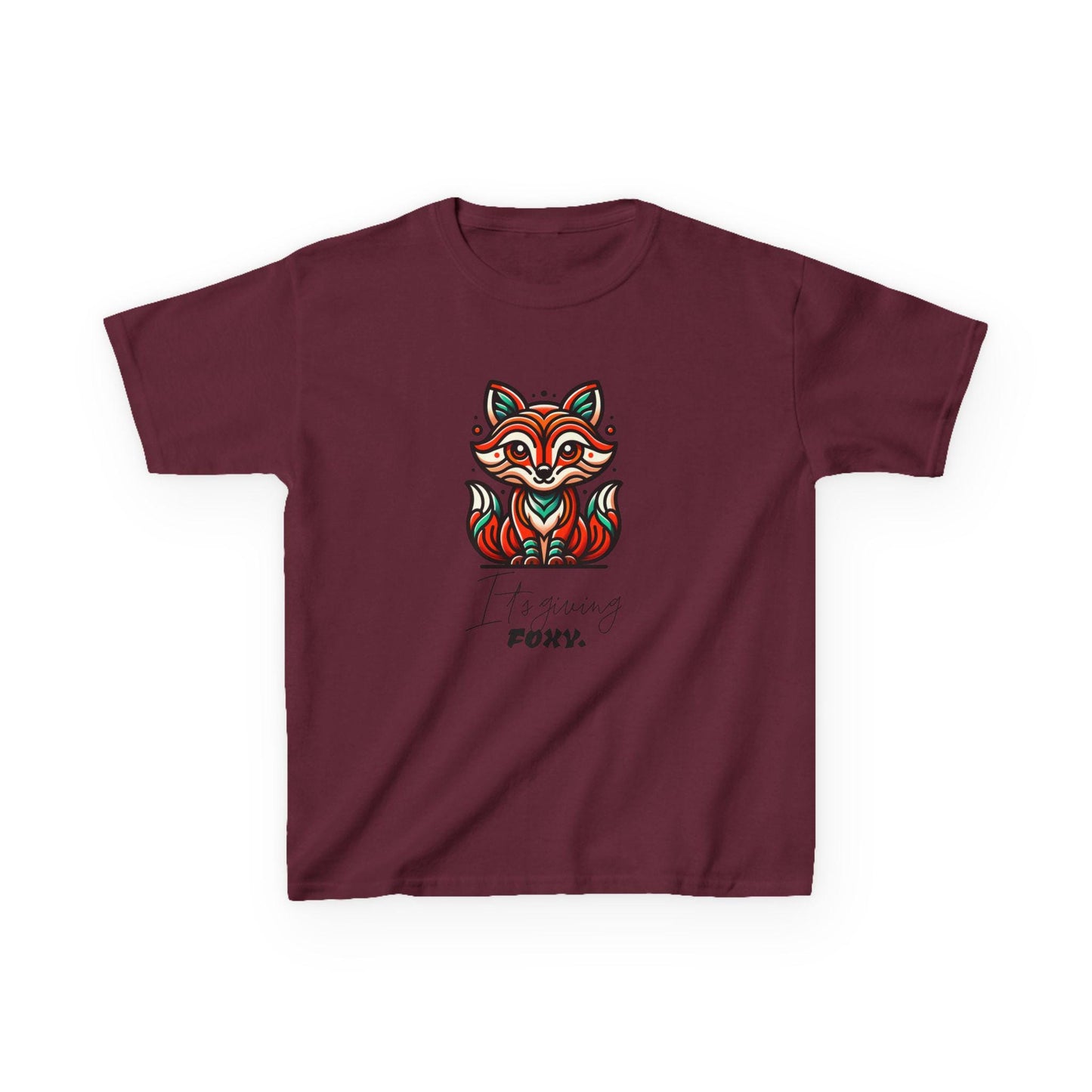 Colorful Foxy Kids Tee, Fun Graphic T-Shirt, Cute Animal Tee, Gifts for Young Ones, Fox Lover Shirt, Nature Lovers Shirt, Fun Animals Tee
