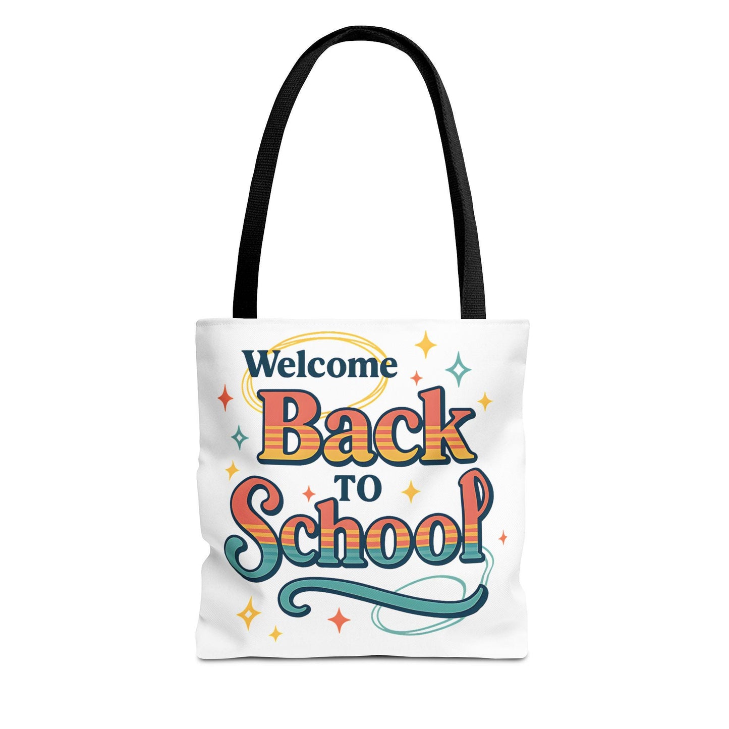 Back to School Tote Bag - Stylish Carryall for Students, School Events, College, Eco-Friendly, Gift for Teacher Appreciation Back to School
