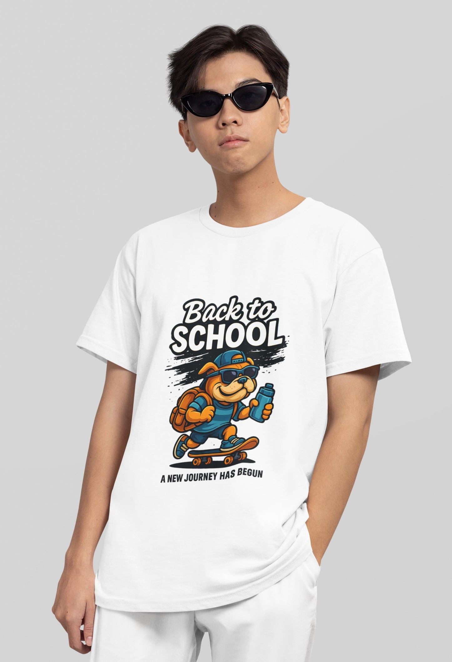 Back to School Bulldog T-Shirt, Cute Bulldog Tee, Back to School Gift for Students, Welcome Back T-Shirt, Back2School T-Shirt, Student Shirt