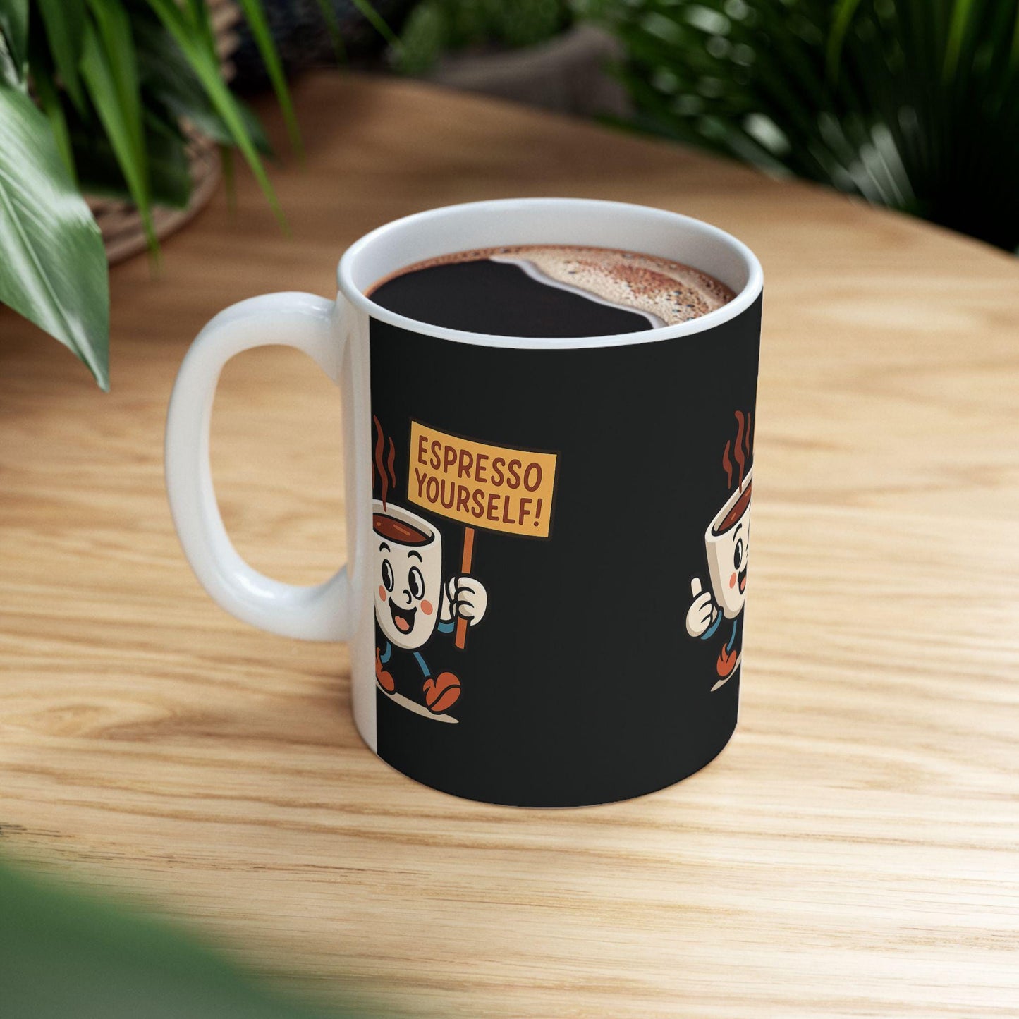 Espresso Yourself Coffee Mug, Cute Drinkware Gift for Coffee Lovers, Espresso Mug, Ideal Back 2 School Gift for Teachers and Parents