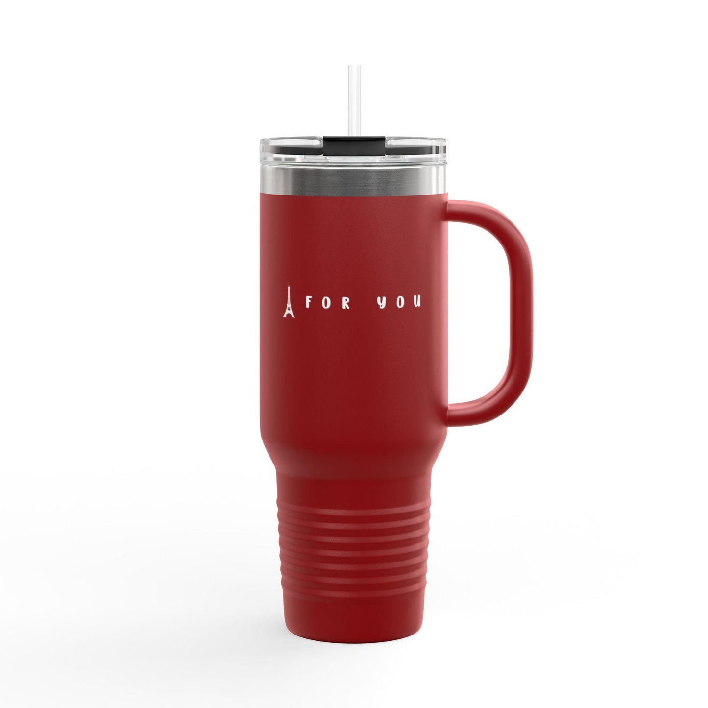 Insulated Travel Tumbler with Straw - Perfect for Coffee Lovers, Hot Beverages, Road Trips, Office Use, & Travel, Summer Day Tumbler