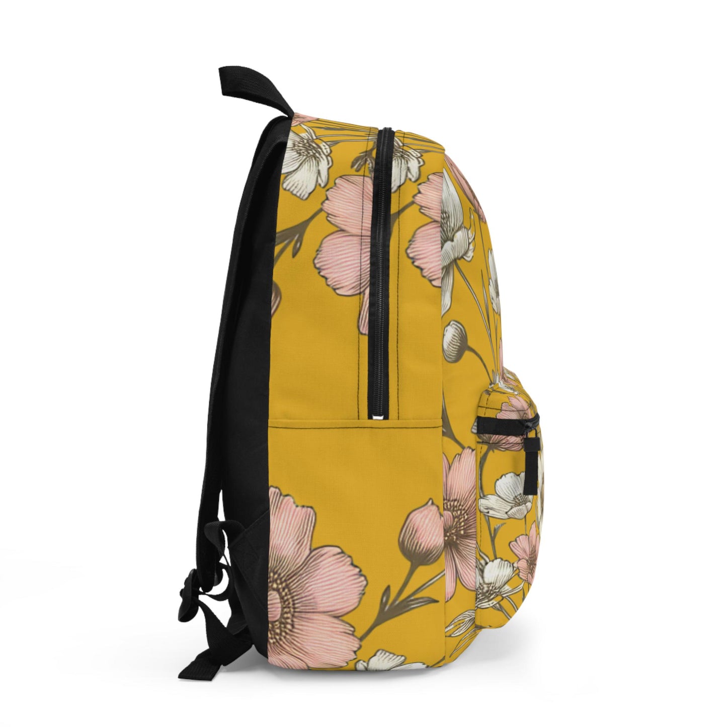 Boho Floral Backpack, Flower School Bag, Flower Print bag, Ideal for Elementary & Middle School Students, Back to School Supply for Students