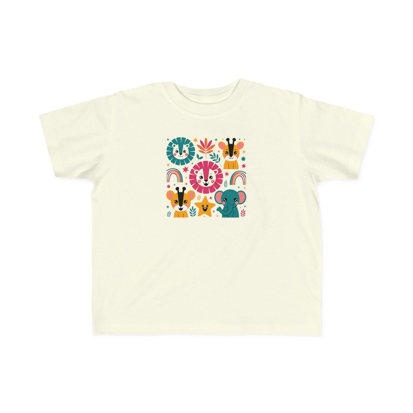 Colorful Animal Kids' Tee, Toddler T-Shirt, Cute Graphic Shirt, Fun Gift for Boys and Girls, Birthday Playtime Wear, Back to School Clothing