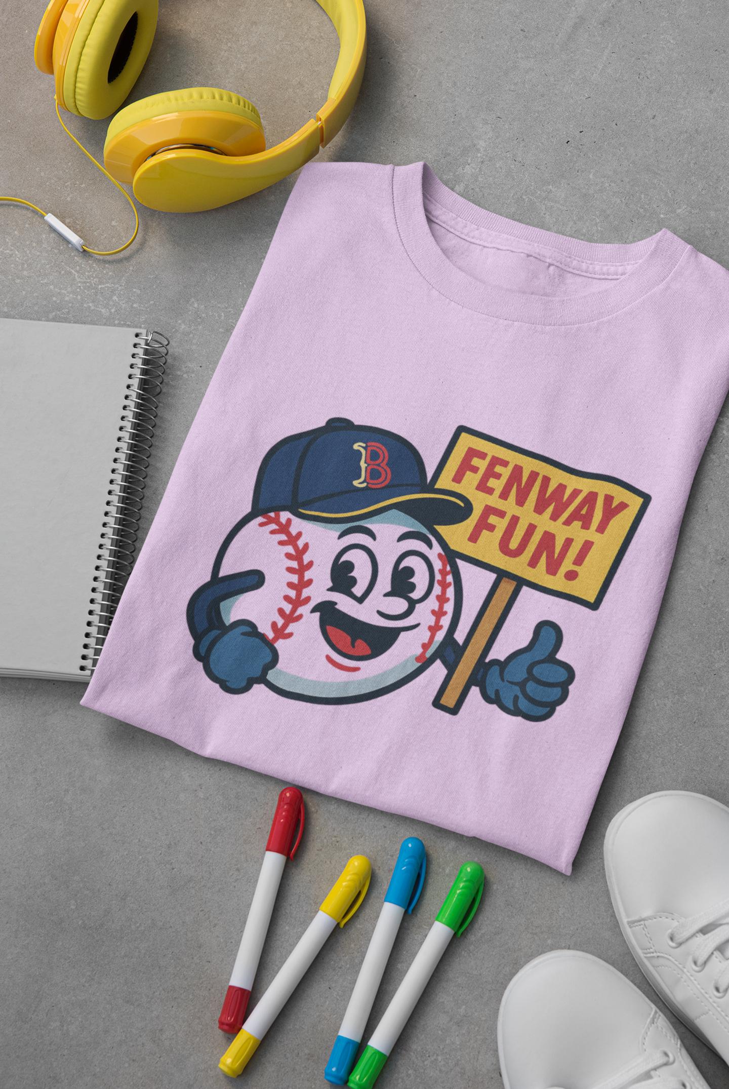 Boston Fenway Fun Youth Tee, Baseball Shirt, Kids Sports Apparel, Gift for Sports Fans, Birthday Present for Boys, Back to School Apparel
