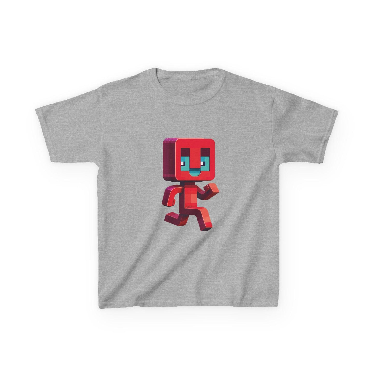 Pixelated Running Man Kid Tee - Fun Graphic Kids Tee, Vibrant Children's Apparel, Birthday Gift for Boys & Girls, Back to School Apparel