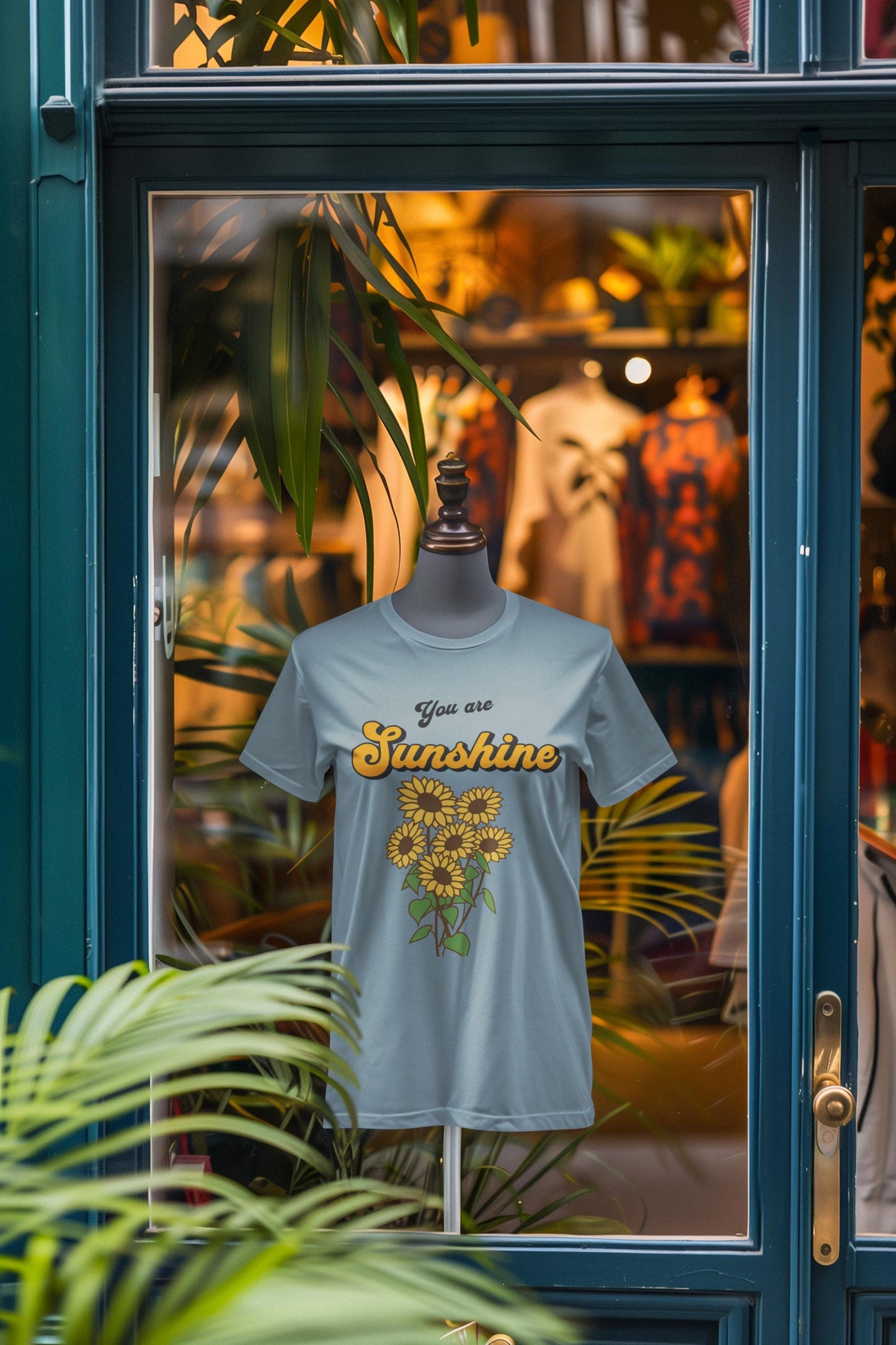 Sunflower Graphic Boho Tee | You Are Sunshine T-Shirt, Gift for Him & Her, Botanical Shirt, Nature Lover Apparel, Summer Comfort Color Shirt
