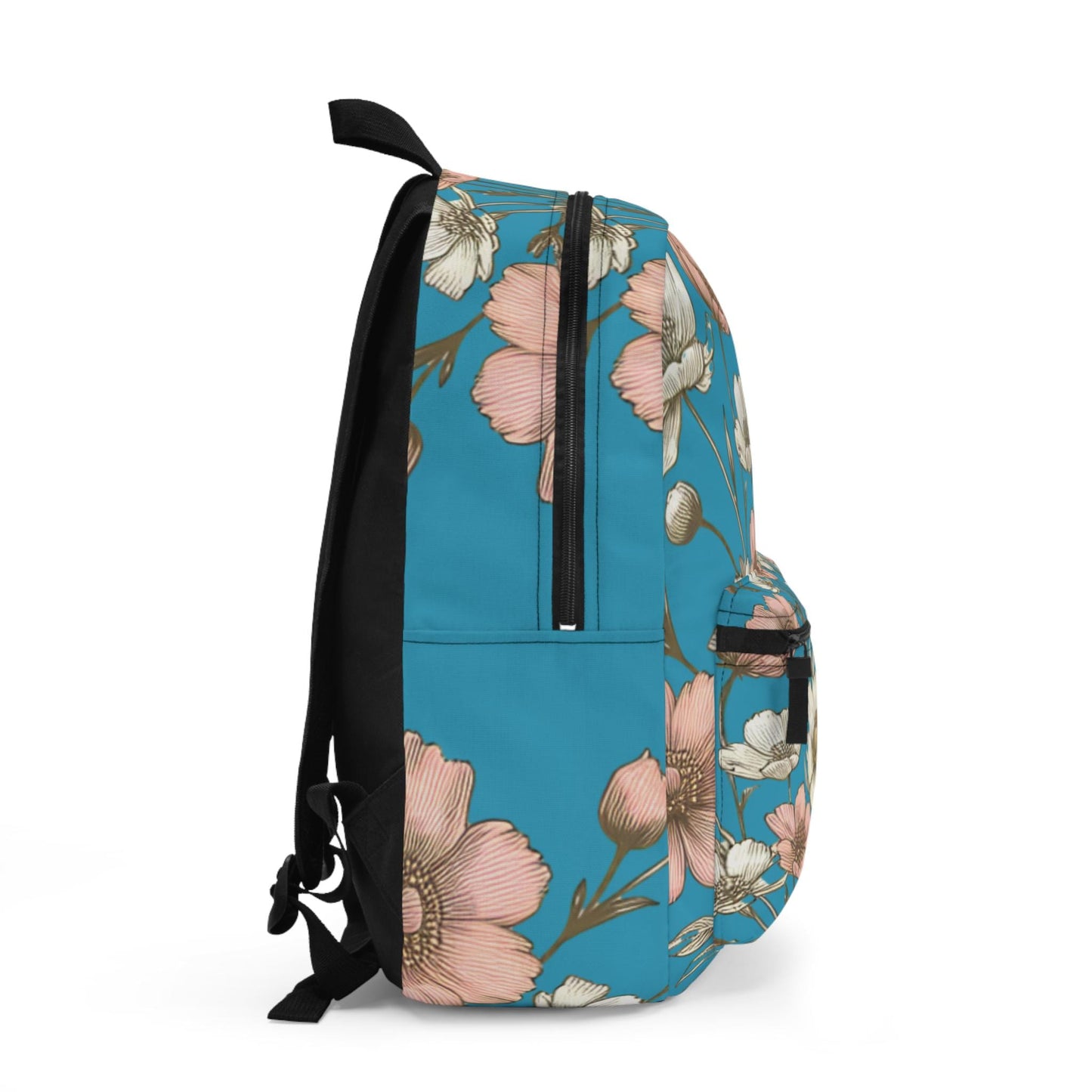 Boho Floral Backpack, Flower School Bag, Flower Print bag, Ideal for Elementary & Middle School Students, Back to School Supply for Students