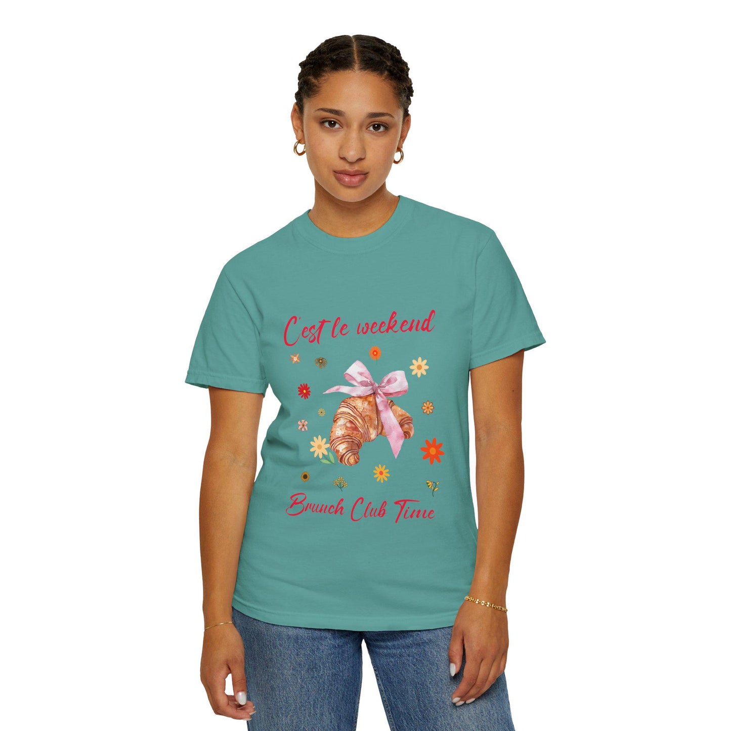 Brunch Club T-shirt, Weekend Style Tee, Breakfast Apparel, Bakery Lover Shirt, Foodie Shirt, Aesthetic Shirt, Trendy Tee, Comfort Colors Tee