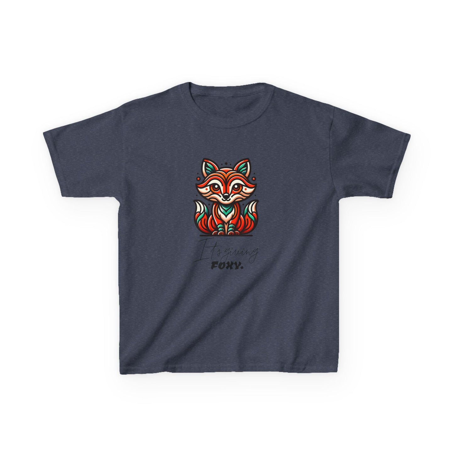 Colorful Foxy Kids Tee, Fun Graphic T-Shirt, Cute Animal Tee, Gifts for Young Ones, Fox Lover Shirt, Nature Lovers Shirt, Fun Animals Tee