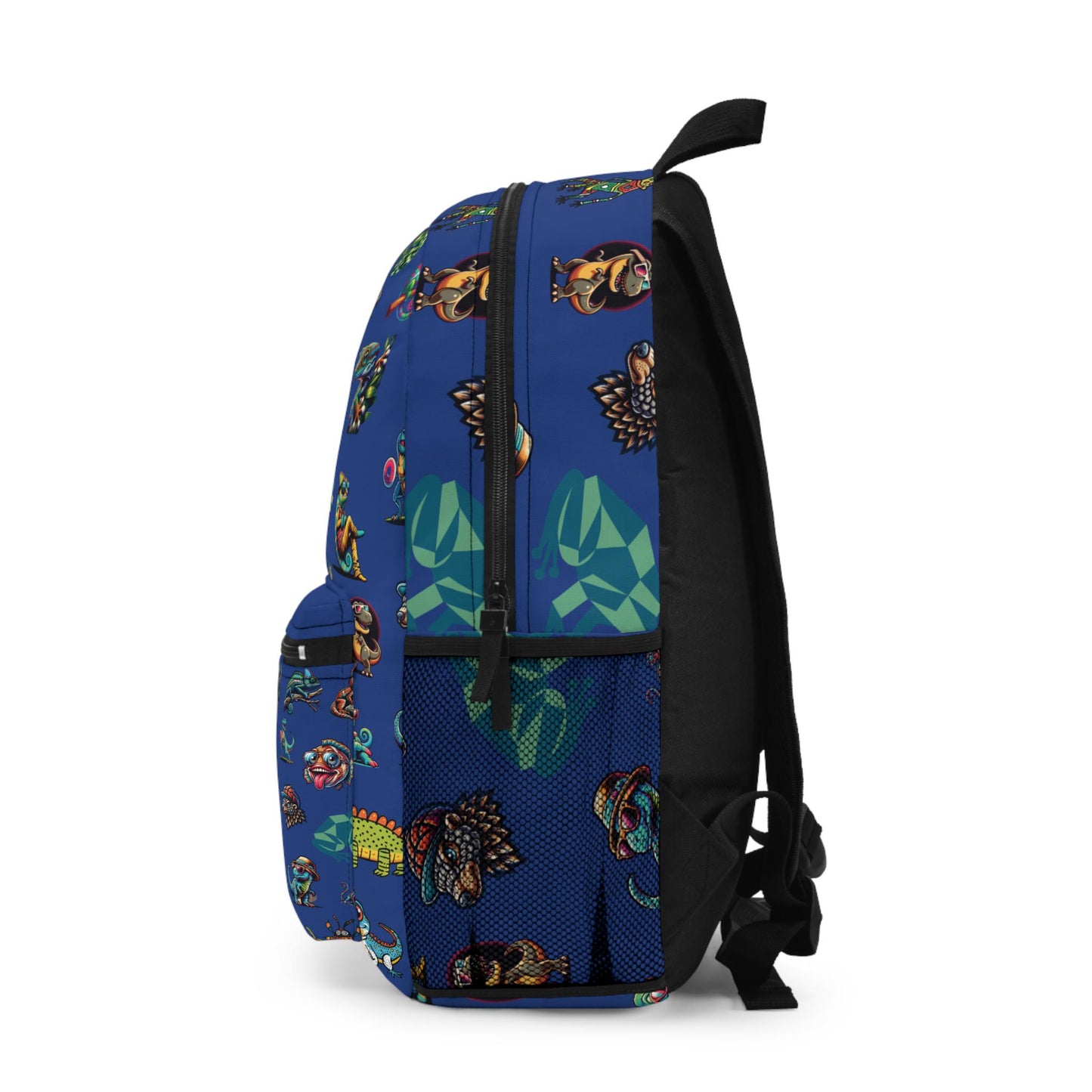 Animal Print Kids Backpack, Personalized School Bag for Elementary & Middle School Kids, Custom Name Bag for Gamer Enthusiast Back-to-School