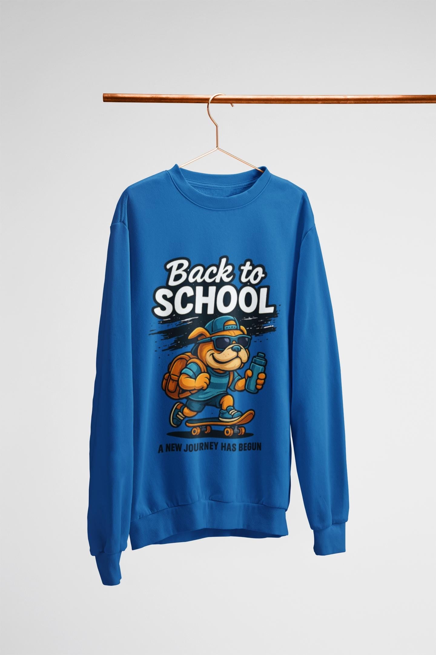 Back to School Youth Crewneck Sweatshirt, Cozy Pullover for Kids, Welcome Back Sweatshirt, Back2School Sweatshirt, Student Sweatshirt