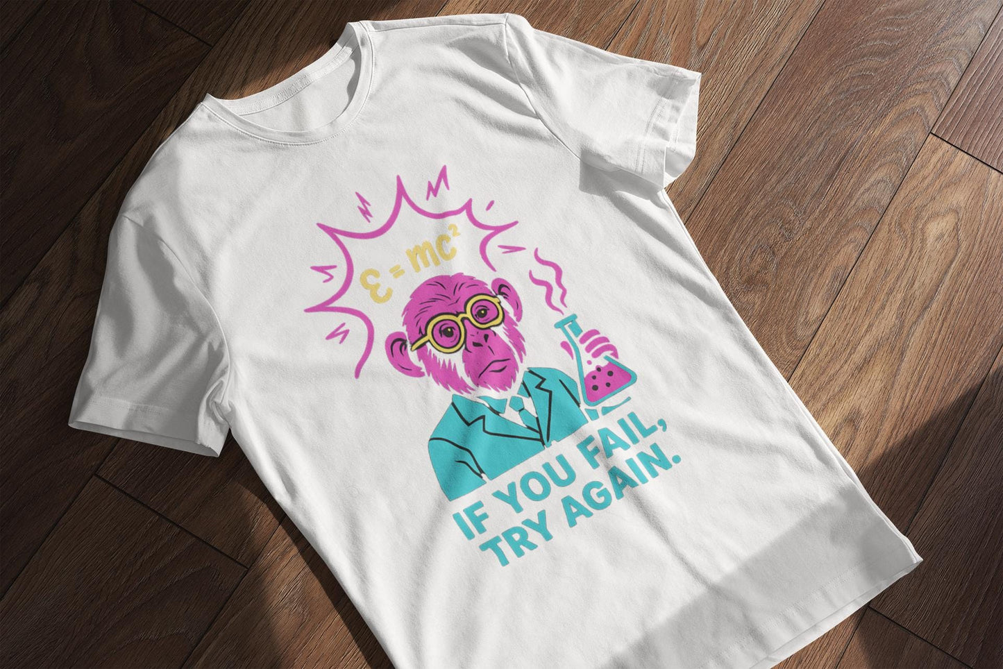 Youth Motivational Tee - 'If You Fail, Try Again'- Back to School Gift for Students, Welcome Back Tee, Back-to-School T-Shirt, Student Shirt