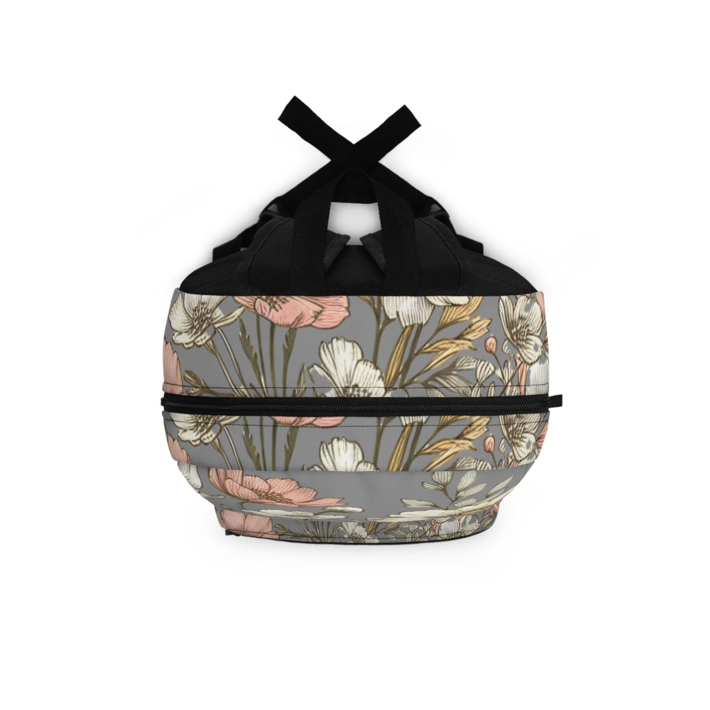 Boho Floral Backpack, Flower School Bag, Flower Print bag, Ideal for Elementary & Middle School Students, Back to School Supply for Students