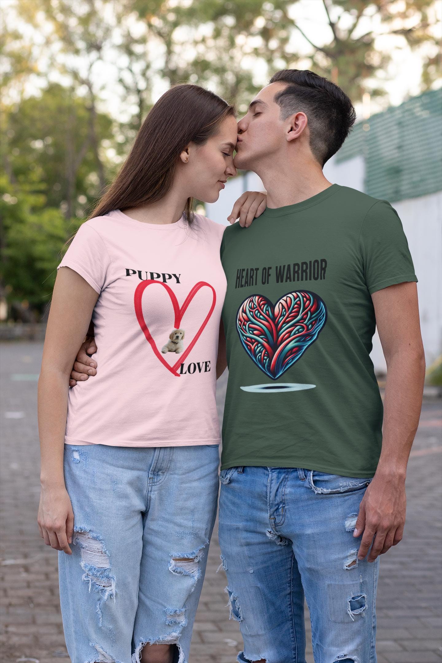 Puppy Love Unisex Tee | Cute Pet Lovers Gift | Dog Owner Apparel | Birthday | Casual Everyday Wear