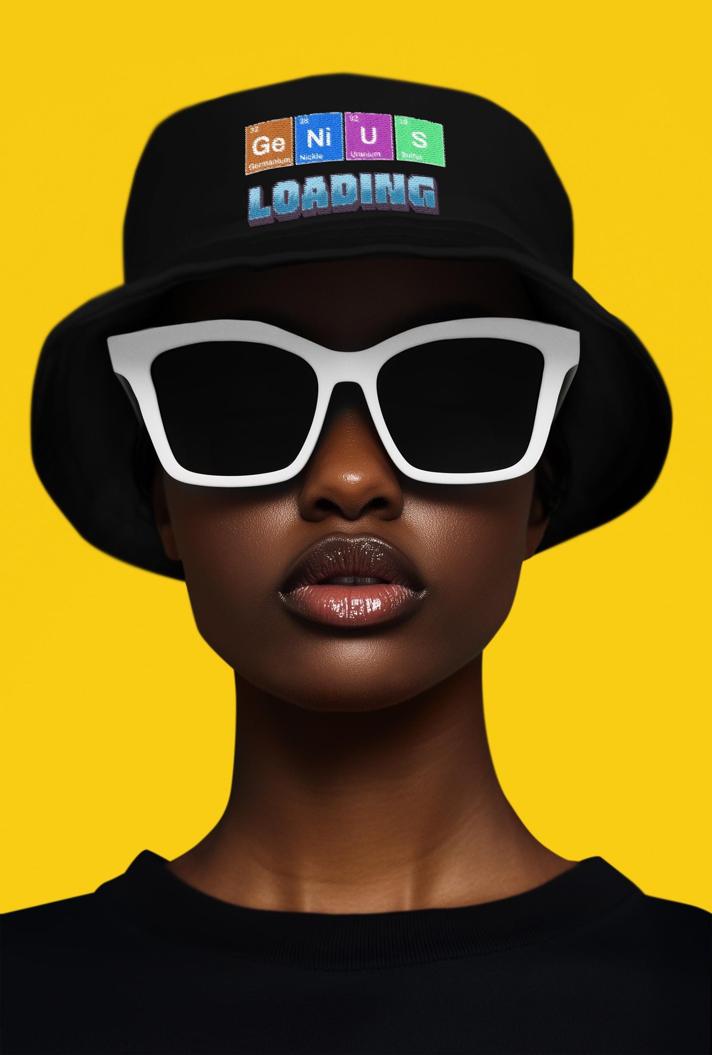 Genius Loading Bucket Hat, Fun Embroidered Hat, Bucket Hat for Hiking, Fun Outdoor Bucket Hat, Cool Teacher Students Bucket Hat Gifts