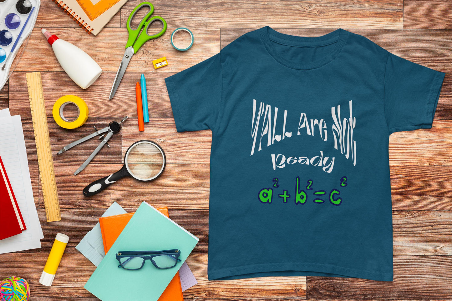 Trendy Youth Tee - 'YALL Are Not Ready' Math Design, Welcome Back to School Tee, Back To School Student Shirt, First Day Of School Shirts