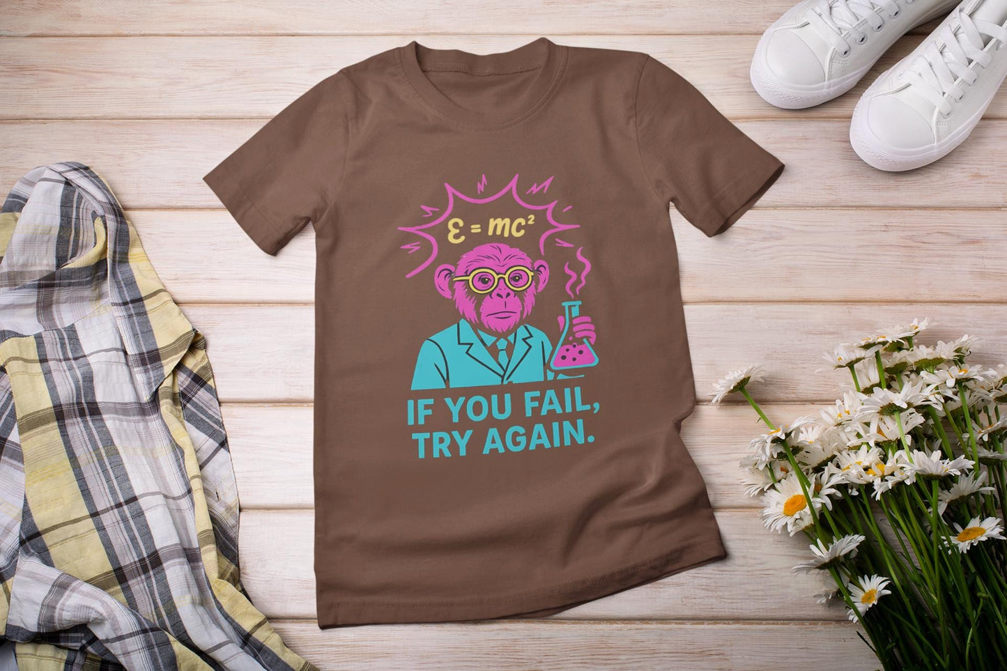 Youth Motivational Tee - 'If You Fail, Try Again'- Back to School Gift for Students, Welcome Back Tee, Back-to-School T-Shirt, Student Shirt