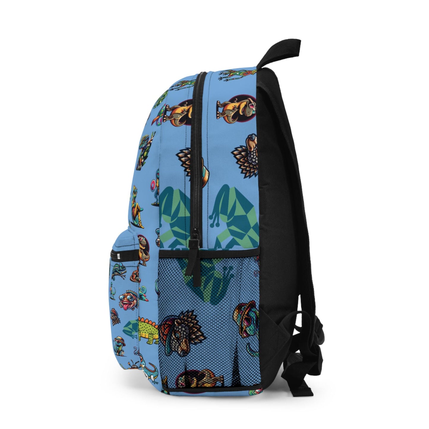 Animal Print Kids Backpack, Personalized School Bag for Elementary & Middle School Kids, Custom Name Bag for Gamer Enthusiast Back-to-School