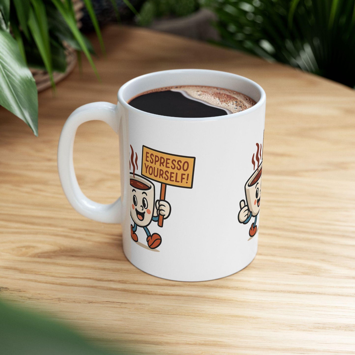 Espresso Yourself Coffee Mug, Cute Drinkware Gift for Coffee Lovers, Espresso Mug, Ideal Back 2 School Gift for Teachers and Parents
