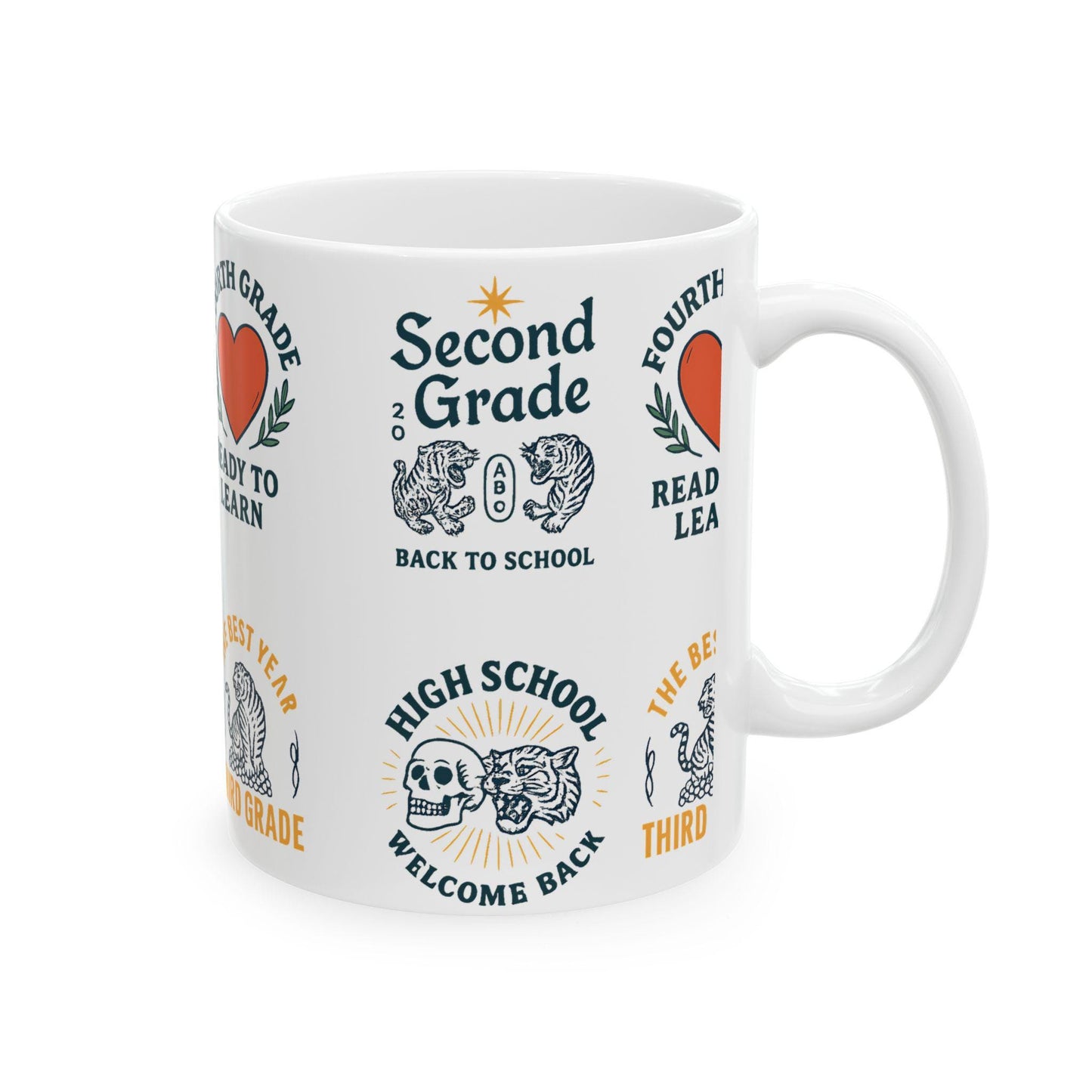 Inspiring Drinkware for Back to School - Drinkware Gift for Coffee Lovers, Espresso Mug, Ideal Back 2 School Gift for Teachers and Parents