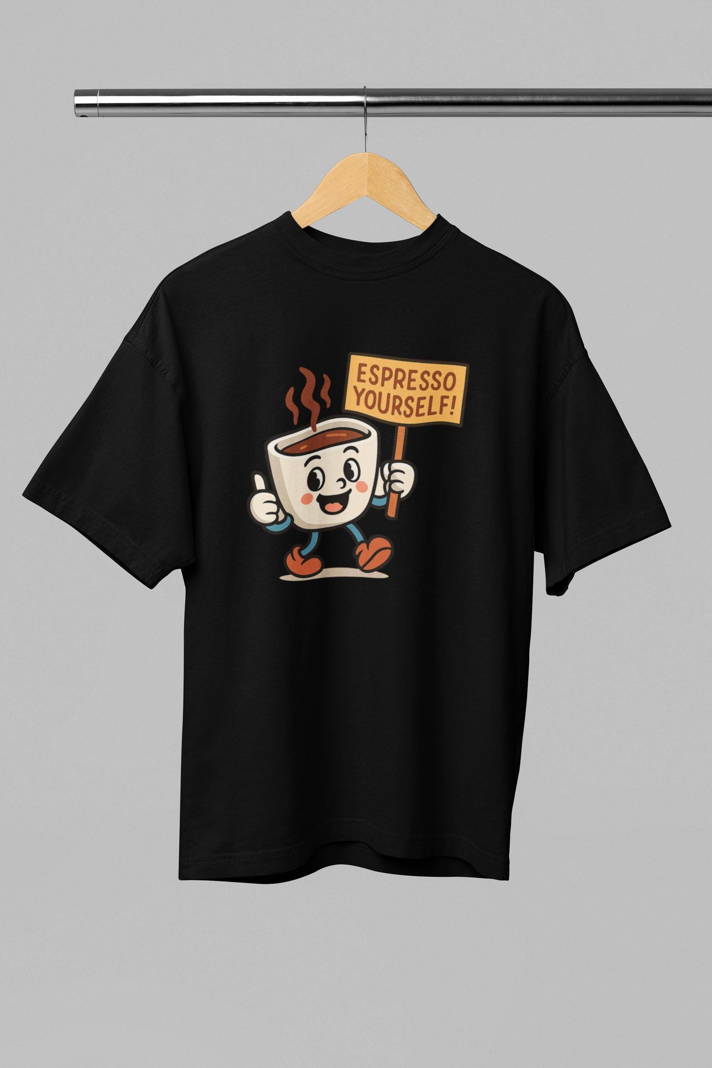 Espresso Yourself T-Shirt, Fun Coffee Tee, Casual Tee for Baristas, Quirky Drink Humor Tee, Espresso Espresso Drinker Gift, Iced Espresso