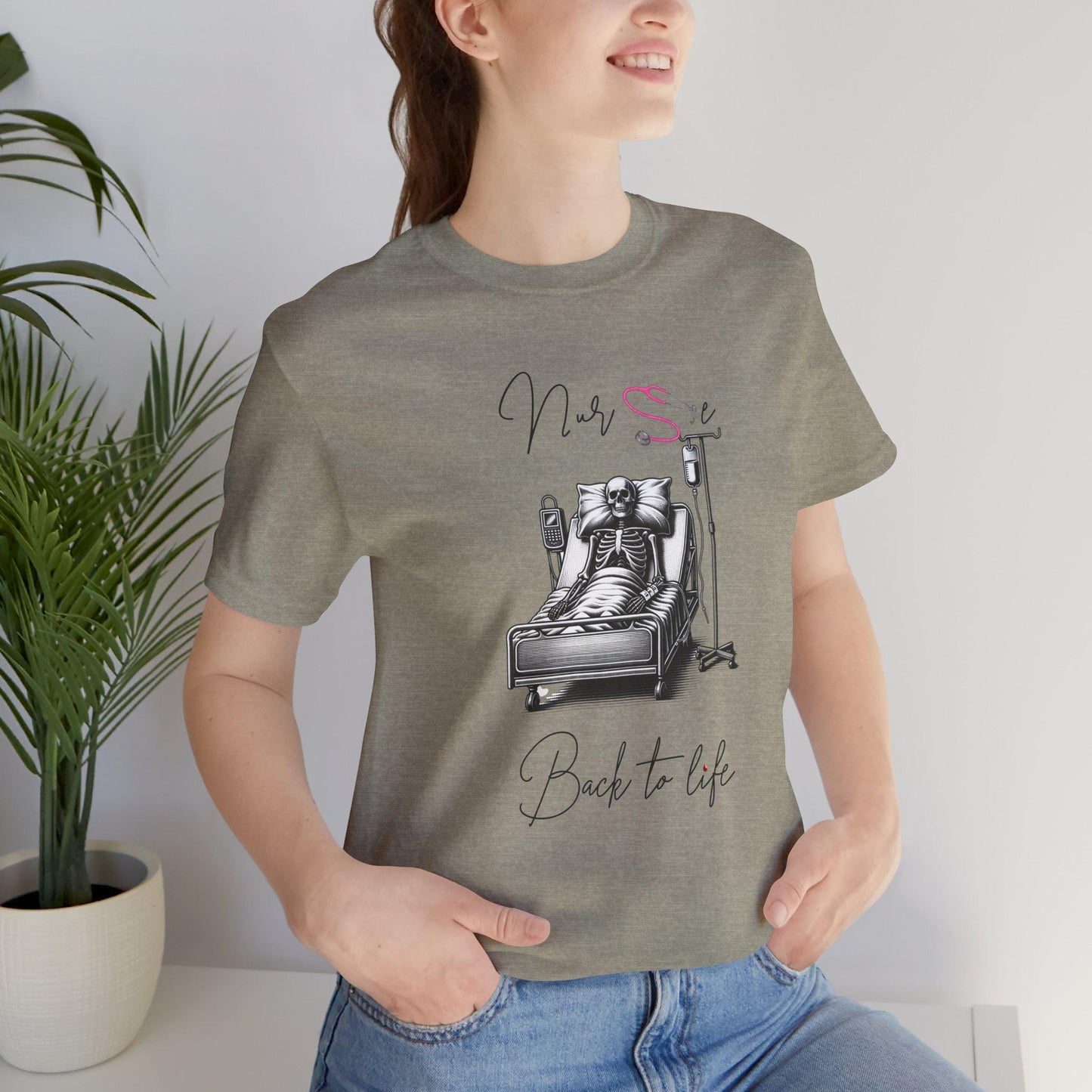 Nursing Me Back to Life Tee - Unisex Graphic T-Shirt, Perfect Gift for Shoe Lovers, Fun Casual Wear, Unique Statement Shirt