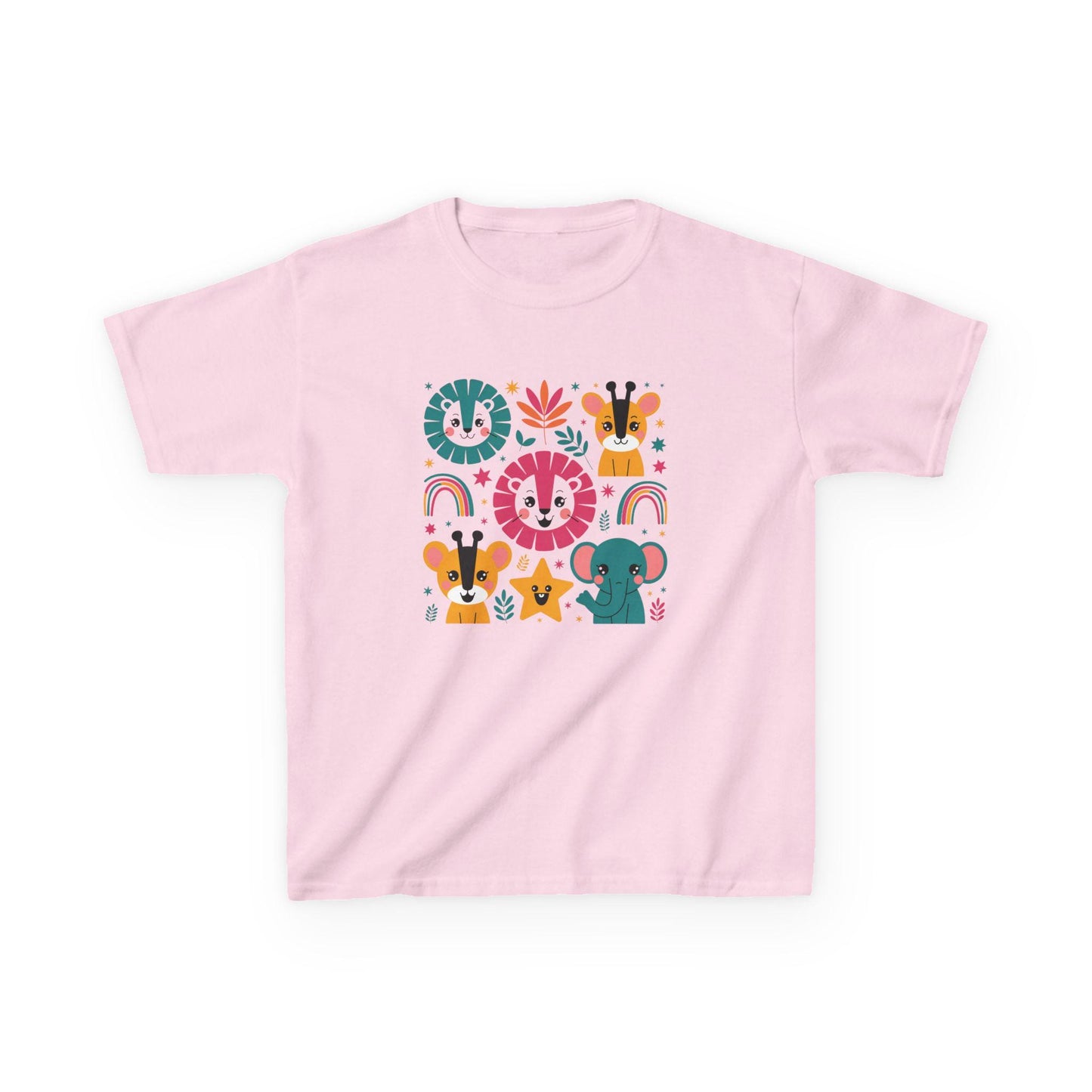 Kids Heavy Cotton™ Tee, Kids Back-to-School Shirt, Flower Print bag, Ideal for Early Childhood, Elementary, Middle School Students T-Shirt