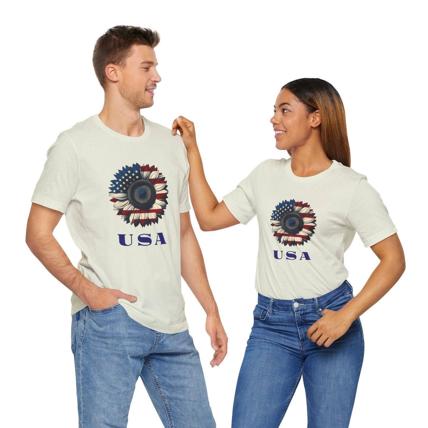 Patriotic USA Graphic Tee, Independence Day Shirt, Fourth of July Apparel, Gift for Veterans, Summer Casual Wear