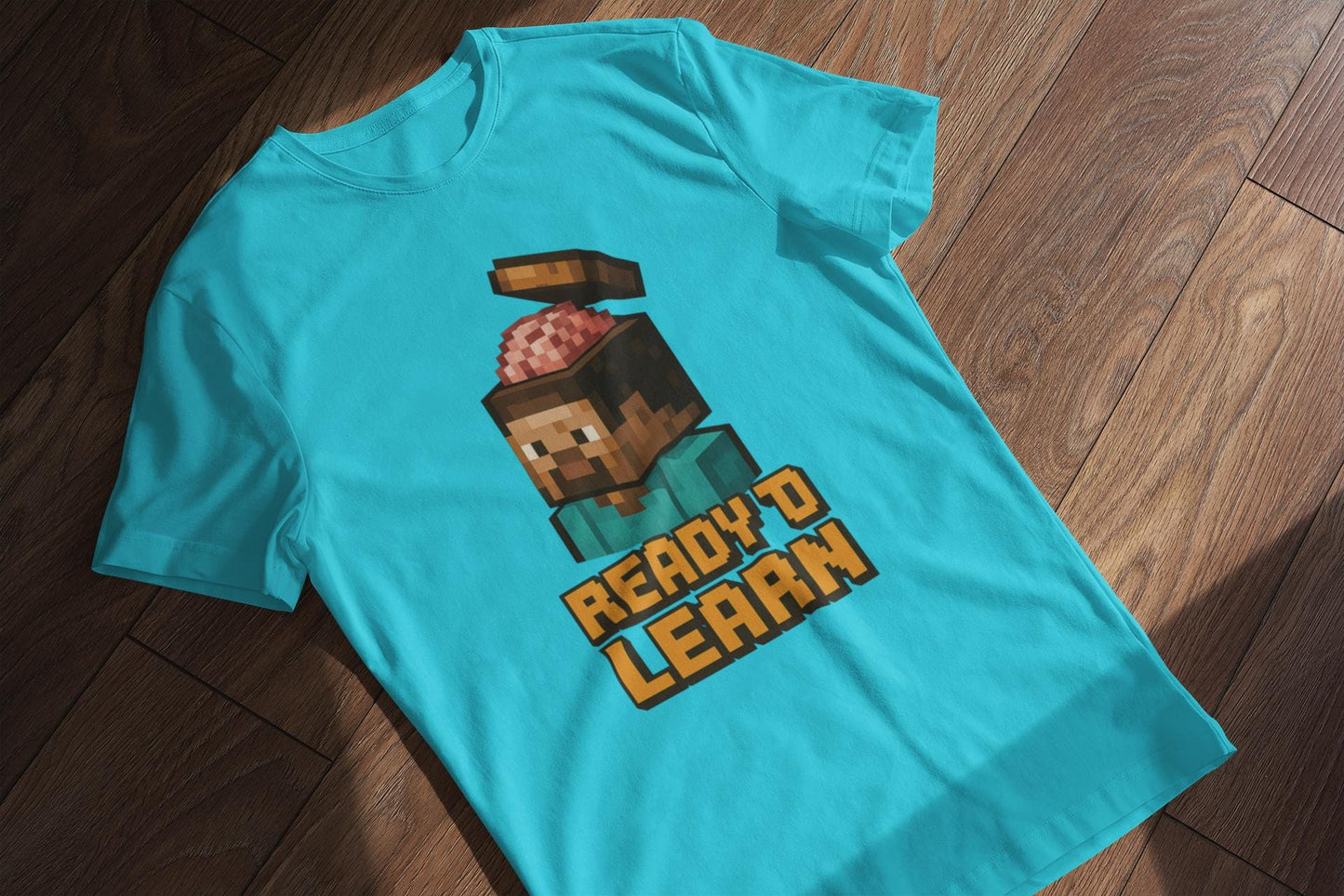 Youth Minecraft Inspired Tee - Ready to Learn, Gamer Shirt, Back To School Student Tee, First Day Of Back to School Shirts for Boys & Girls