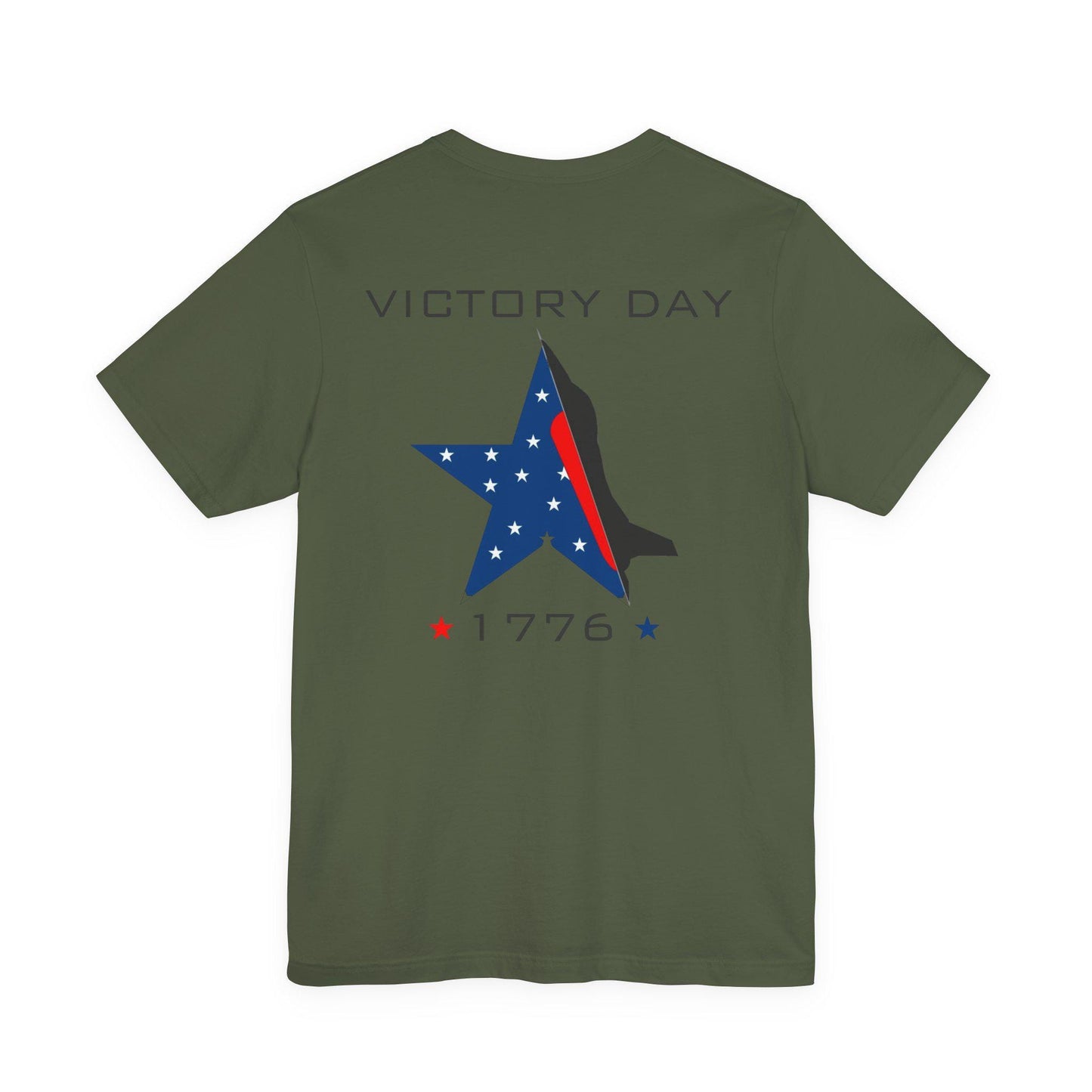 Victory Day Unisex Tee, Casual T-Shirt, Red White Blue, USA Patriotic Shirt, 4th of July Outfit, Independence Day Gift