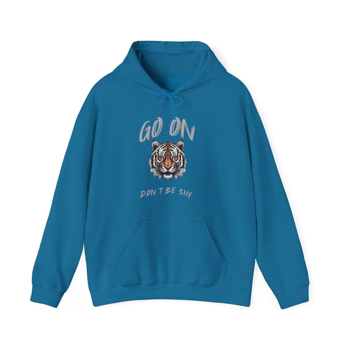 Love and Fun Tiger Hoodie Sweatshirt, Flirty Hoodie, Cozy Pullover, Gift for Him/Her, Birthday Present, Outdoors Summer Flirty Tee