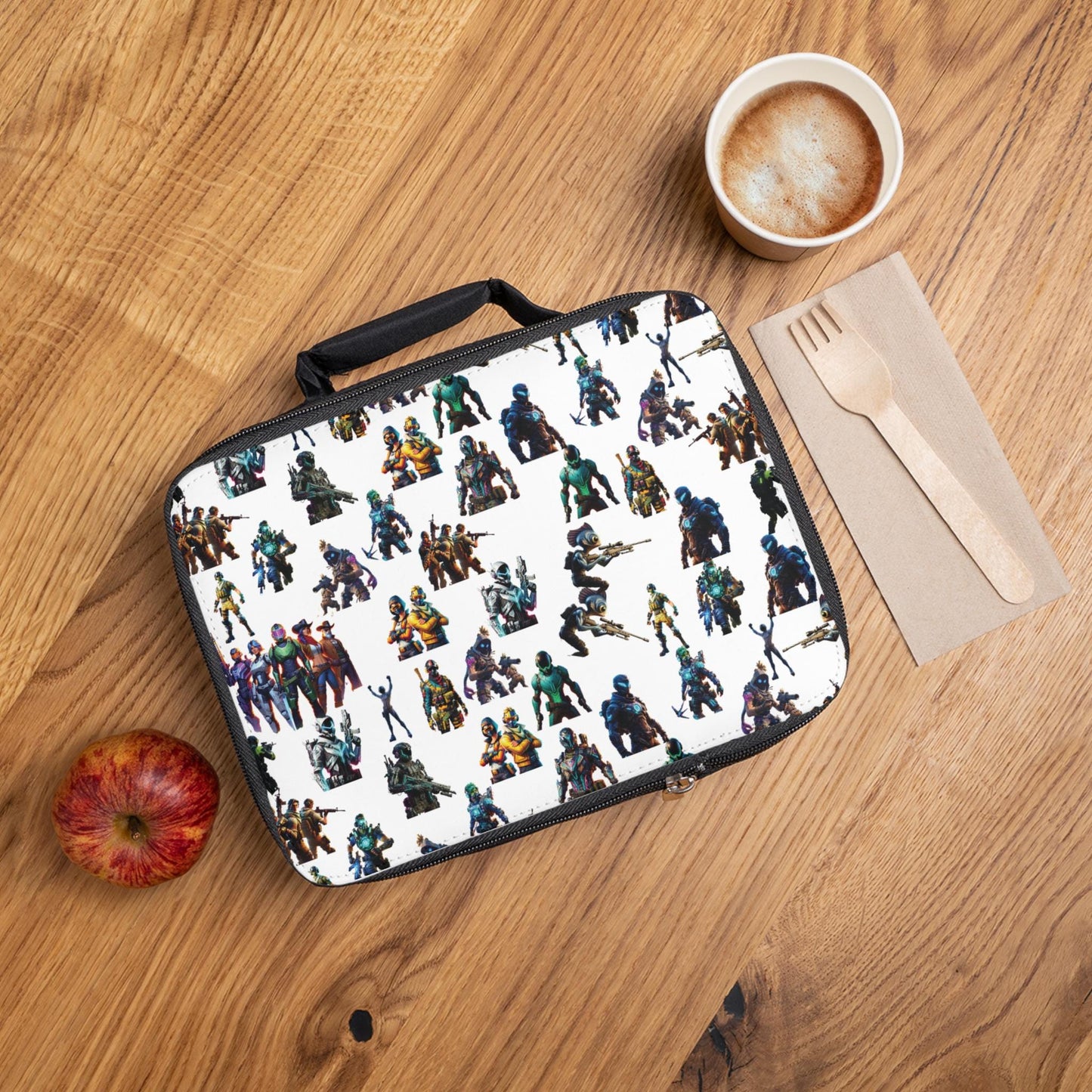 Gamer Enthusiast Lunch Bag, Perfect for Back to School, Lunch Bag Ideal for Middle & Elementary School Kids, Insulated School Lunch Bag