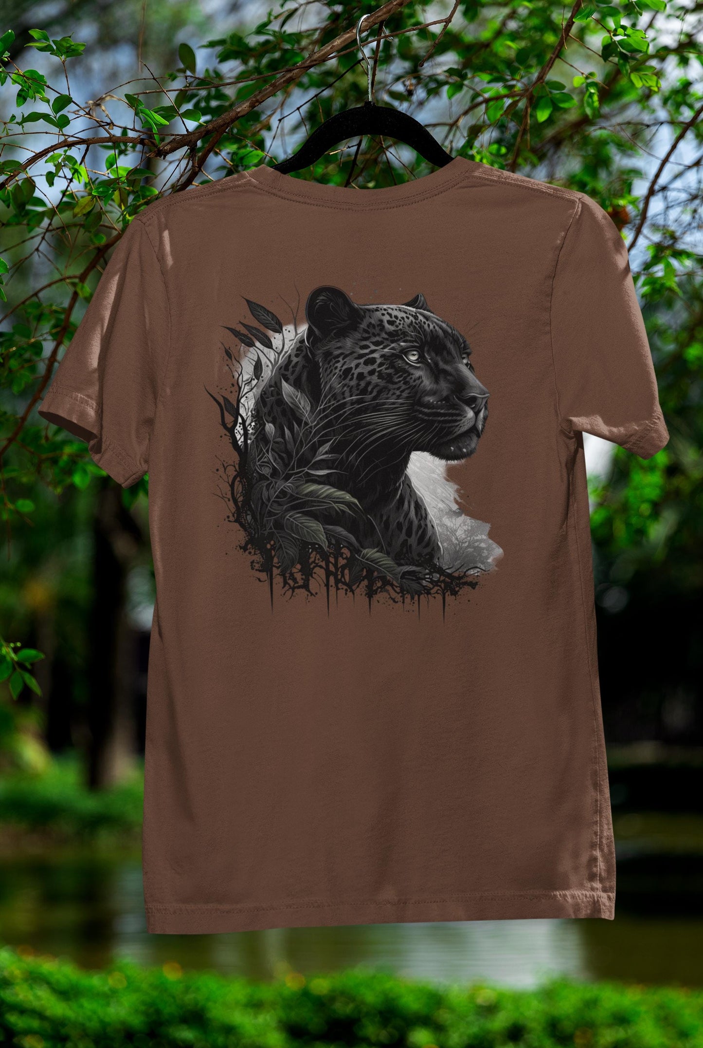 Cougar Vintage Shirt Tiger Graphic Tee, Wild Cat Shirt Retro Cougar, Animal Art Shirt, Eco-Friendly Fashion, Safari Cougar Casual Wear