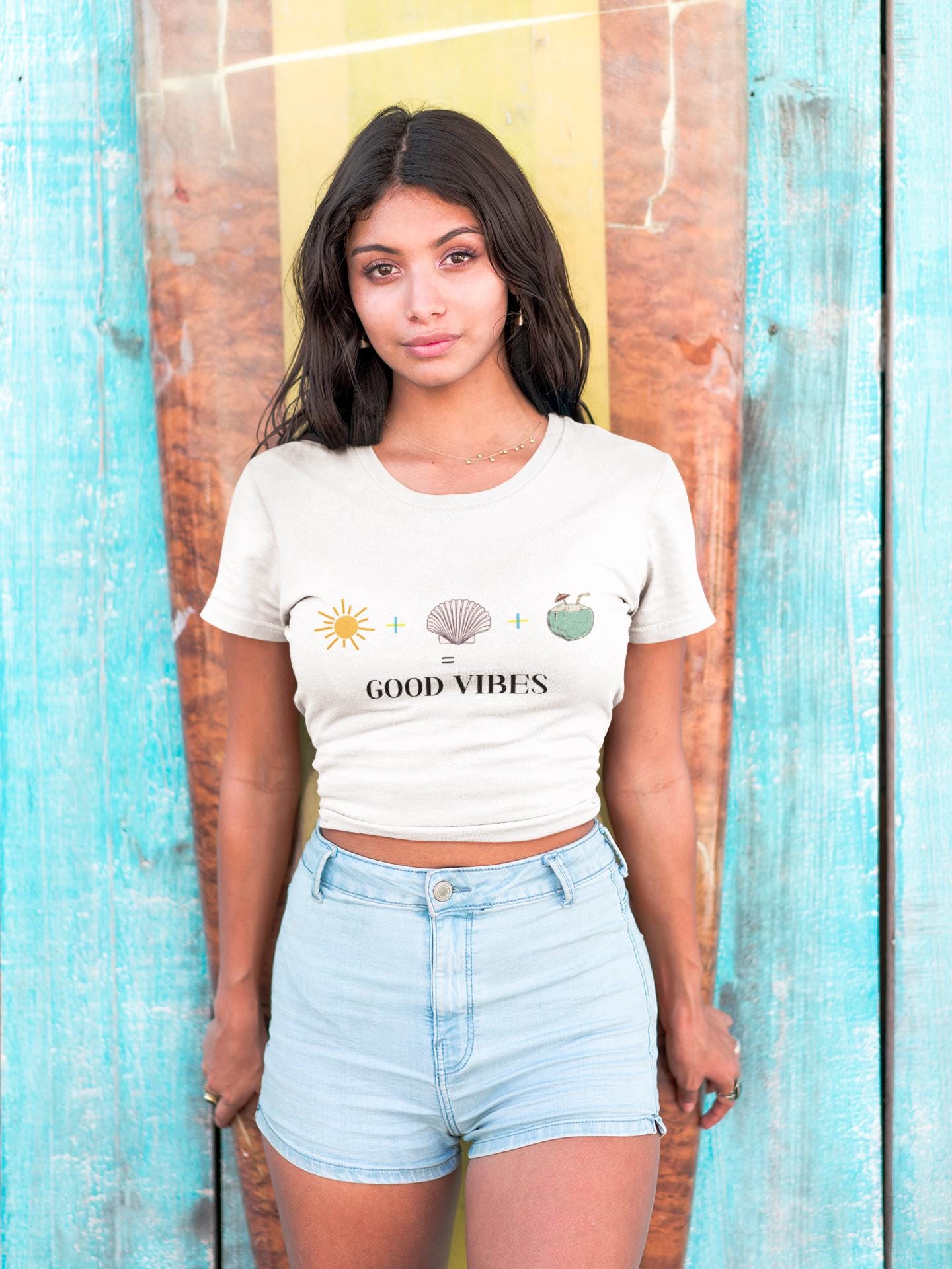 Good Vibes Unisex Tee | Beach Lover T-Shirt, Summer Essentials, Gift for Friends, Casual Wear, Eco-Friendly Fashion
