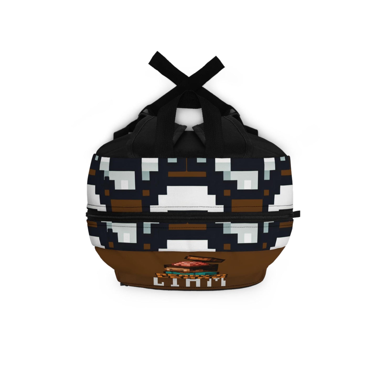 Minecraft Inspired Backpack, Personalized School Bag for Elementary & Middle School Kid, Custom Name Bag for Gamer Enthusiast Back-to-School