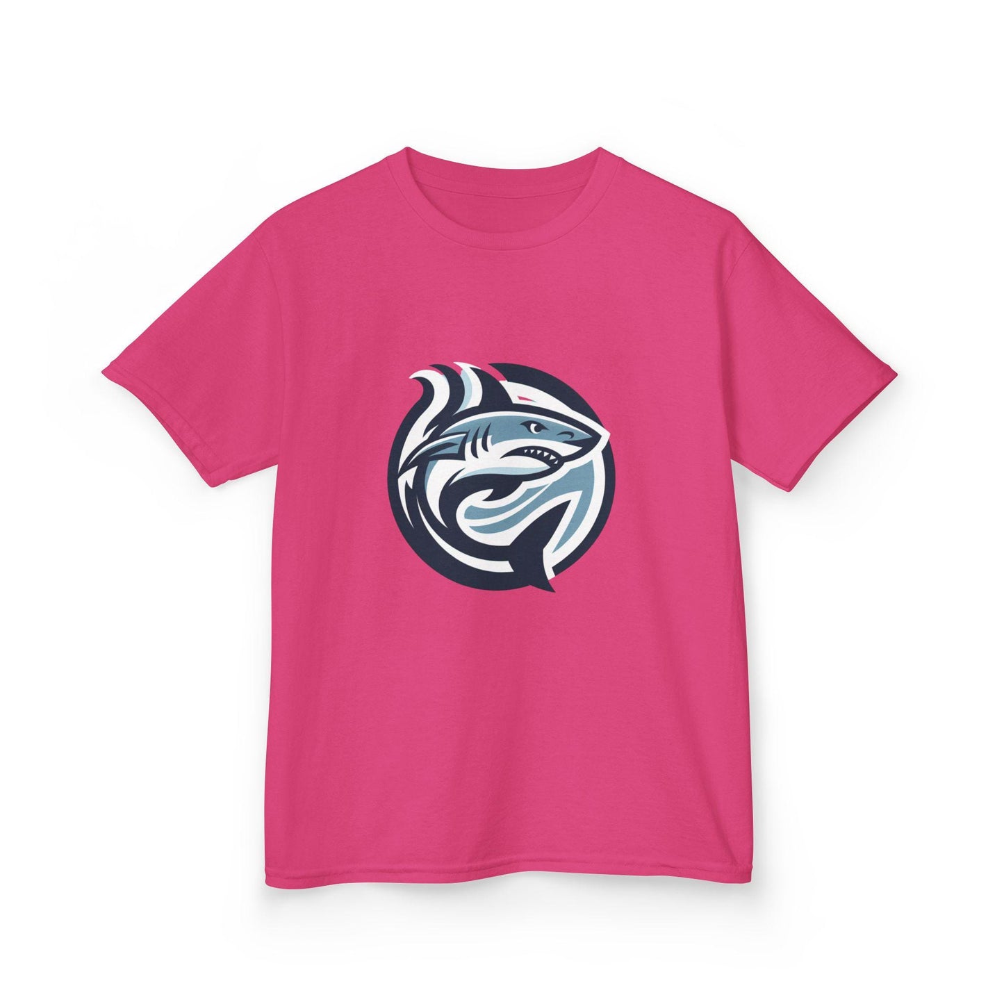 Kids Graphic Tee - "Shark" Design, Fun Shirt for Children, Cool Summer Clothing, Gift for Kids, Party Wear, Boho Natural Kids Youth Tee