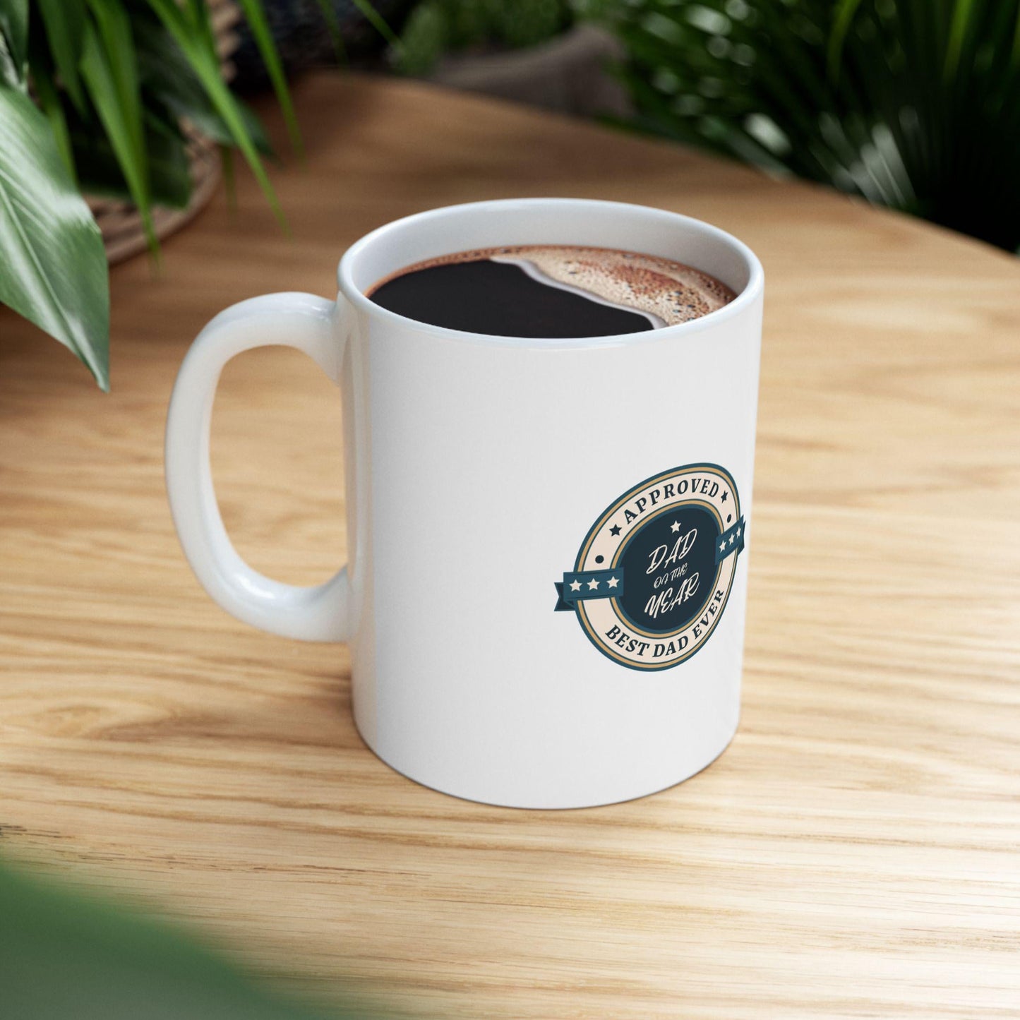 Personalized Husband Dad Grandpa Ceramic Mug - Perfect for Father's Day, Birthday Gift, Coffee Lover, Unique Dad Gift, Home Office Decor