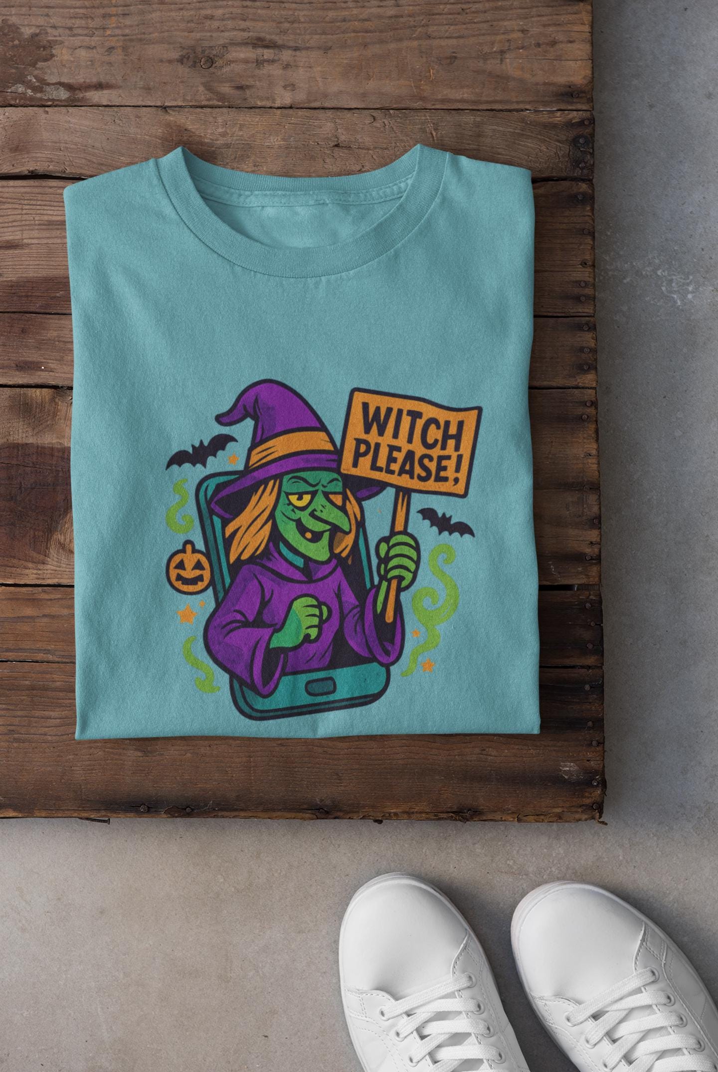 Halloween Witch Youth Tee, Spooky Trick or Treat, Kids Halloween Apparel, Witch Please Graphic Tee, Back to School Apparel for Boys & Girls