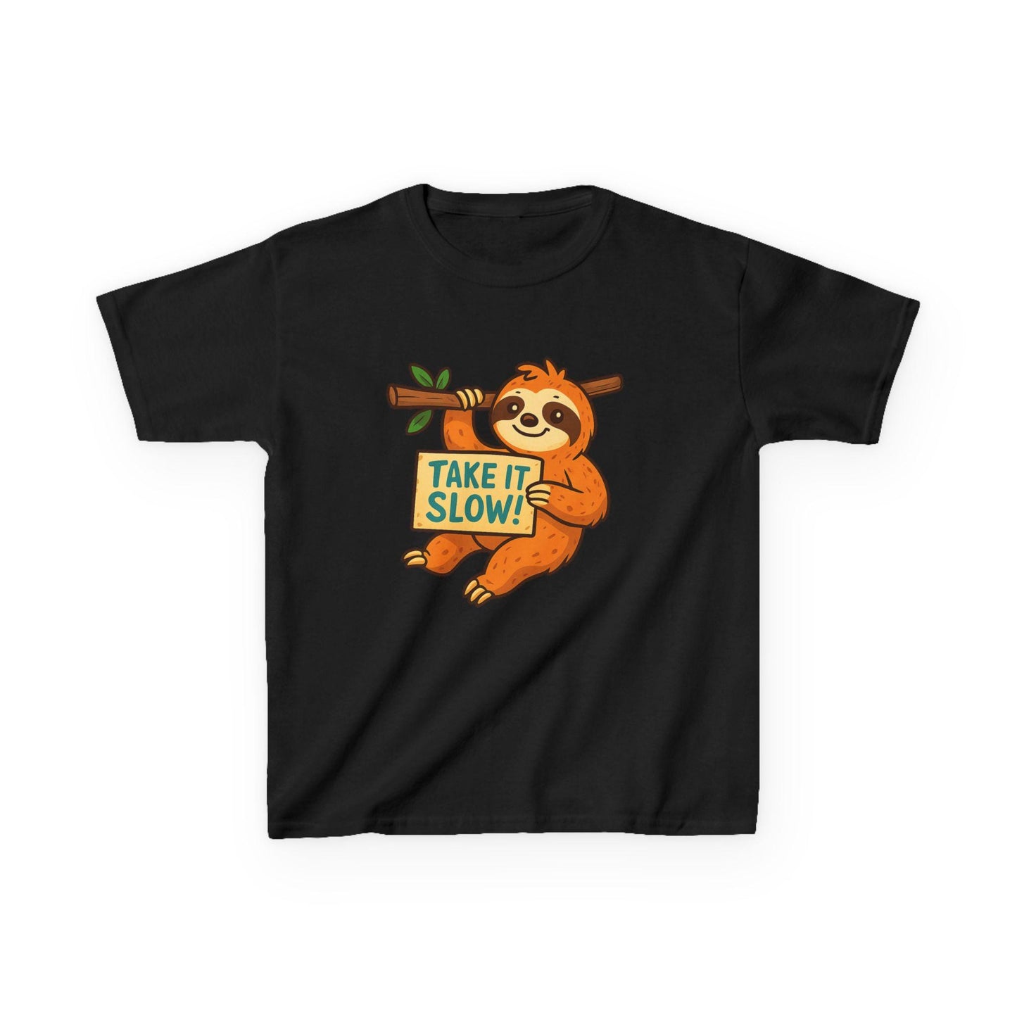 Cute Sloth Kids Take it Slow Tee, Funny Children Tee, Take It Slow Tee, Cute Animal Shirt, Sloth Gift Shirt for Kids Back to School Apparel